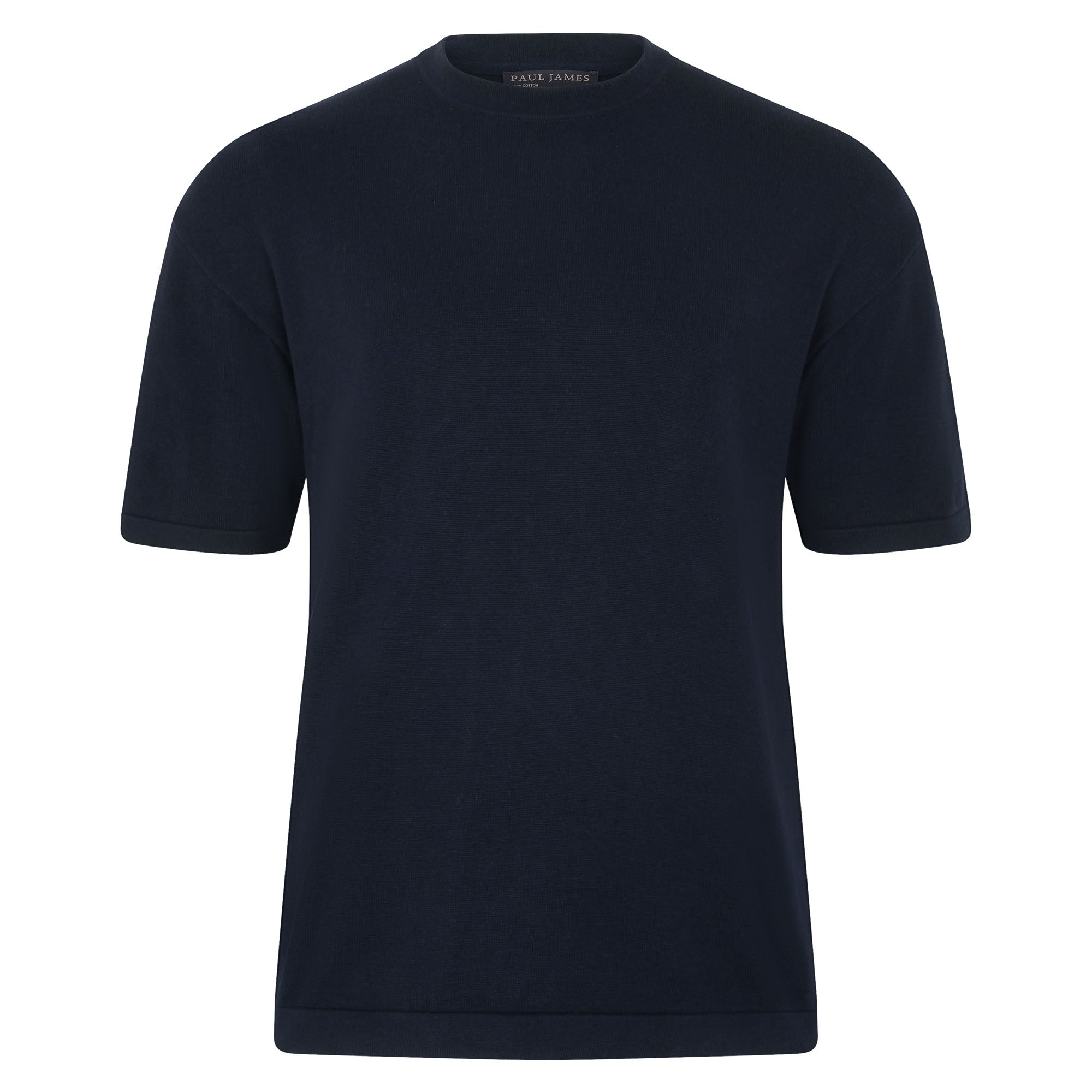 Womens Lightweight Cotton Oversized Knitted T-Shirt