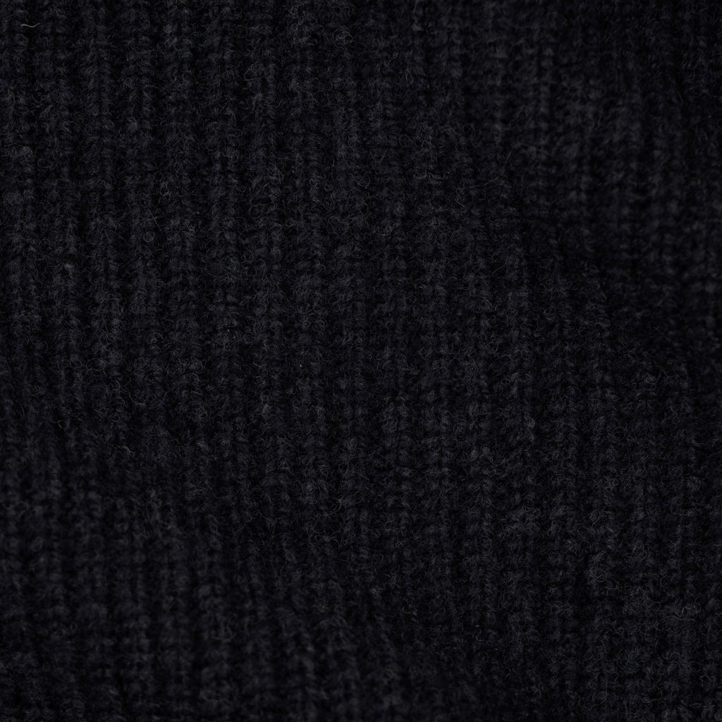 Lambswool Ribbed Triangle Scarf