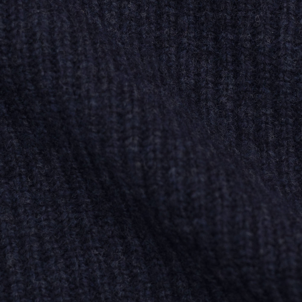 Lambswool Ribbed Triangle Scarf