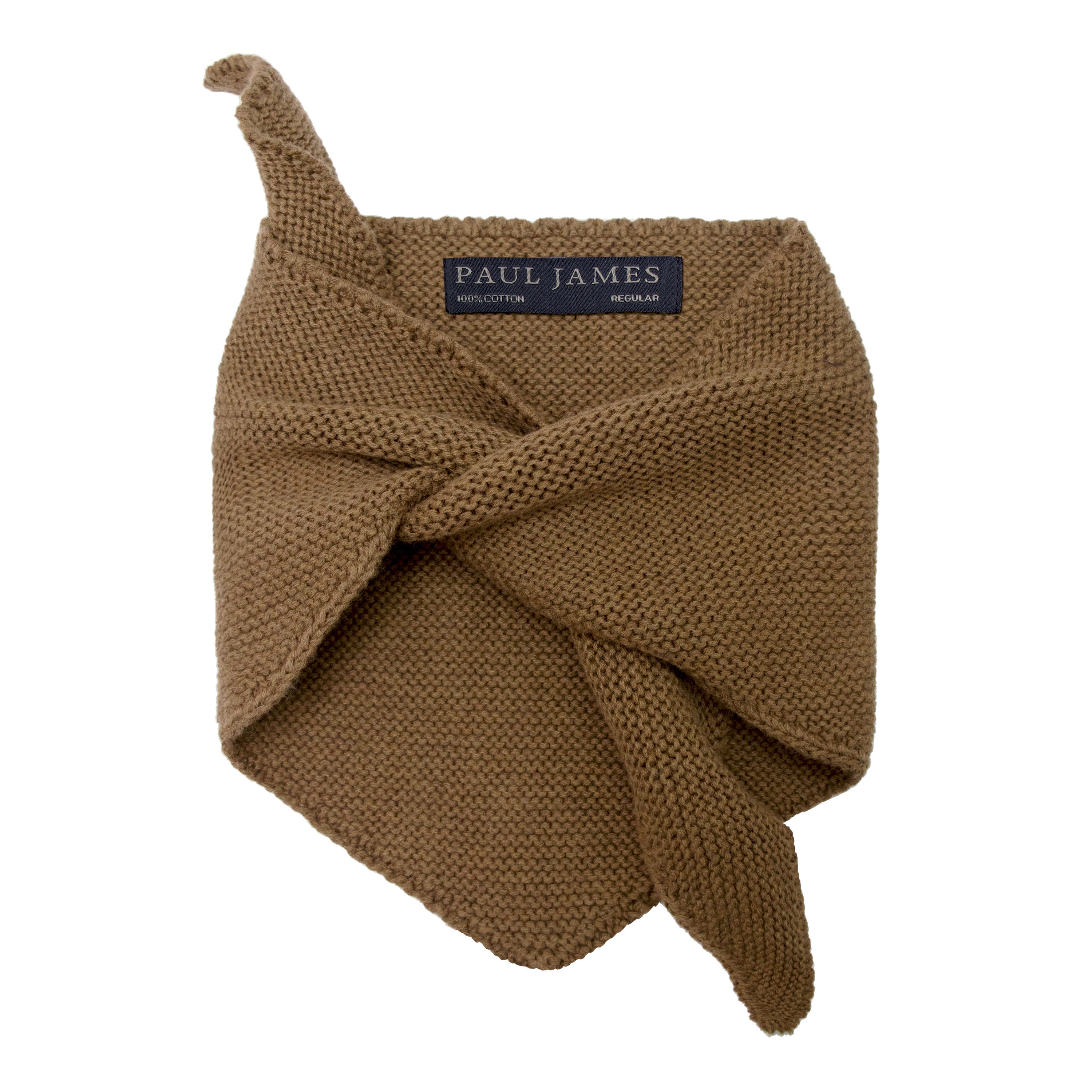 Cotton Garter Knit Mini Neckerchief