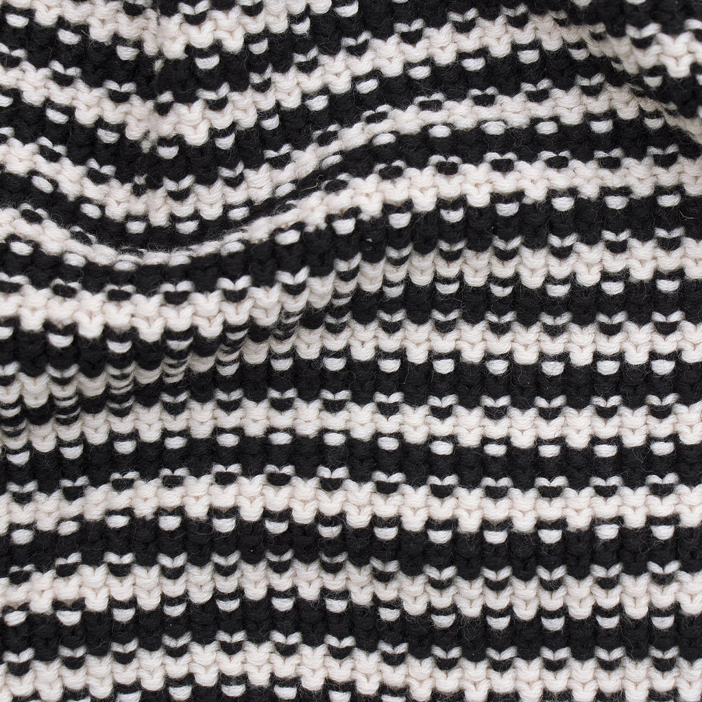 Cotton Textured Stripe Mini Neckerchief