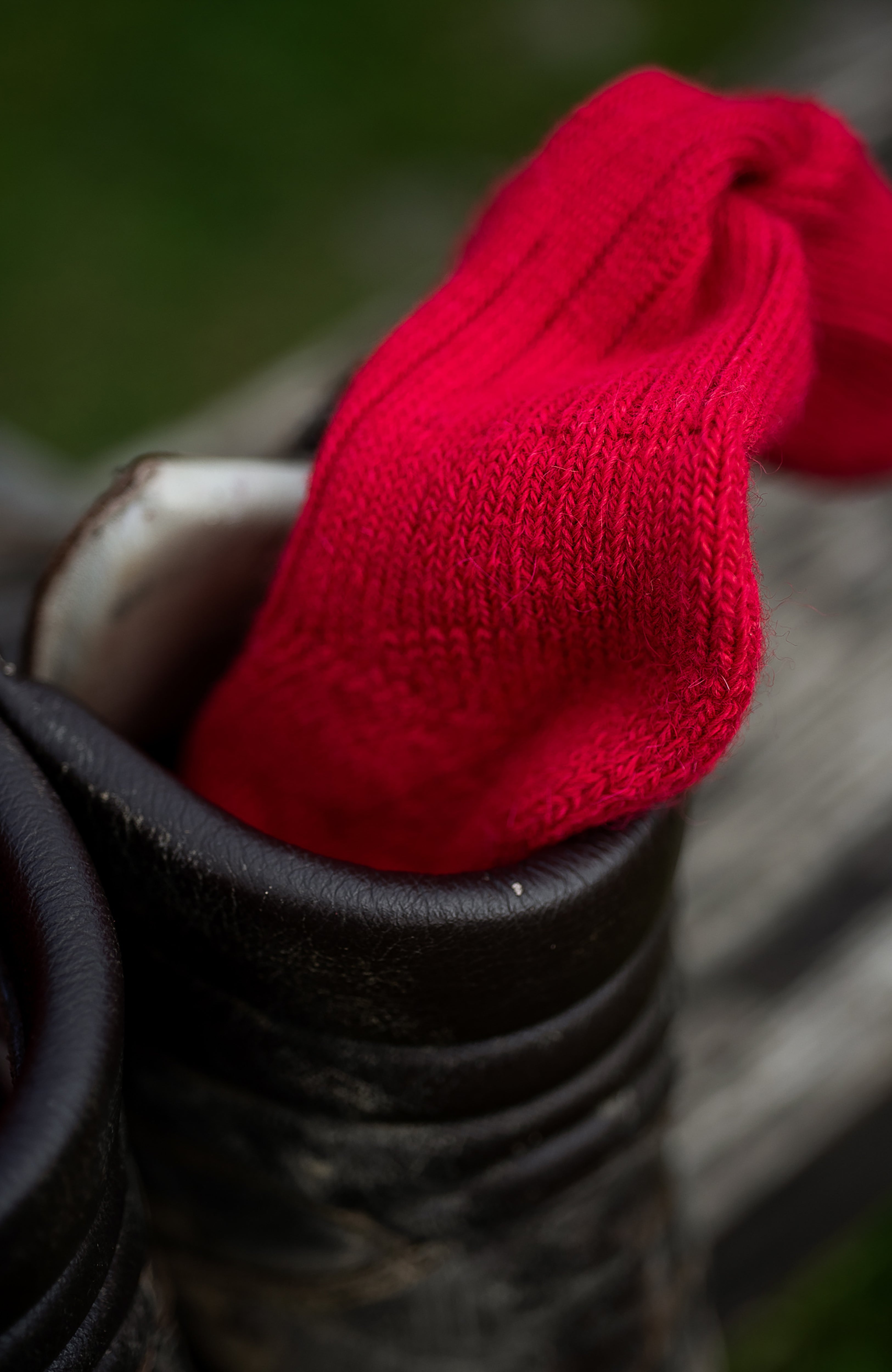 Alpaca Cushion Sole Walking Socks