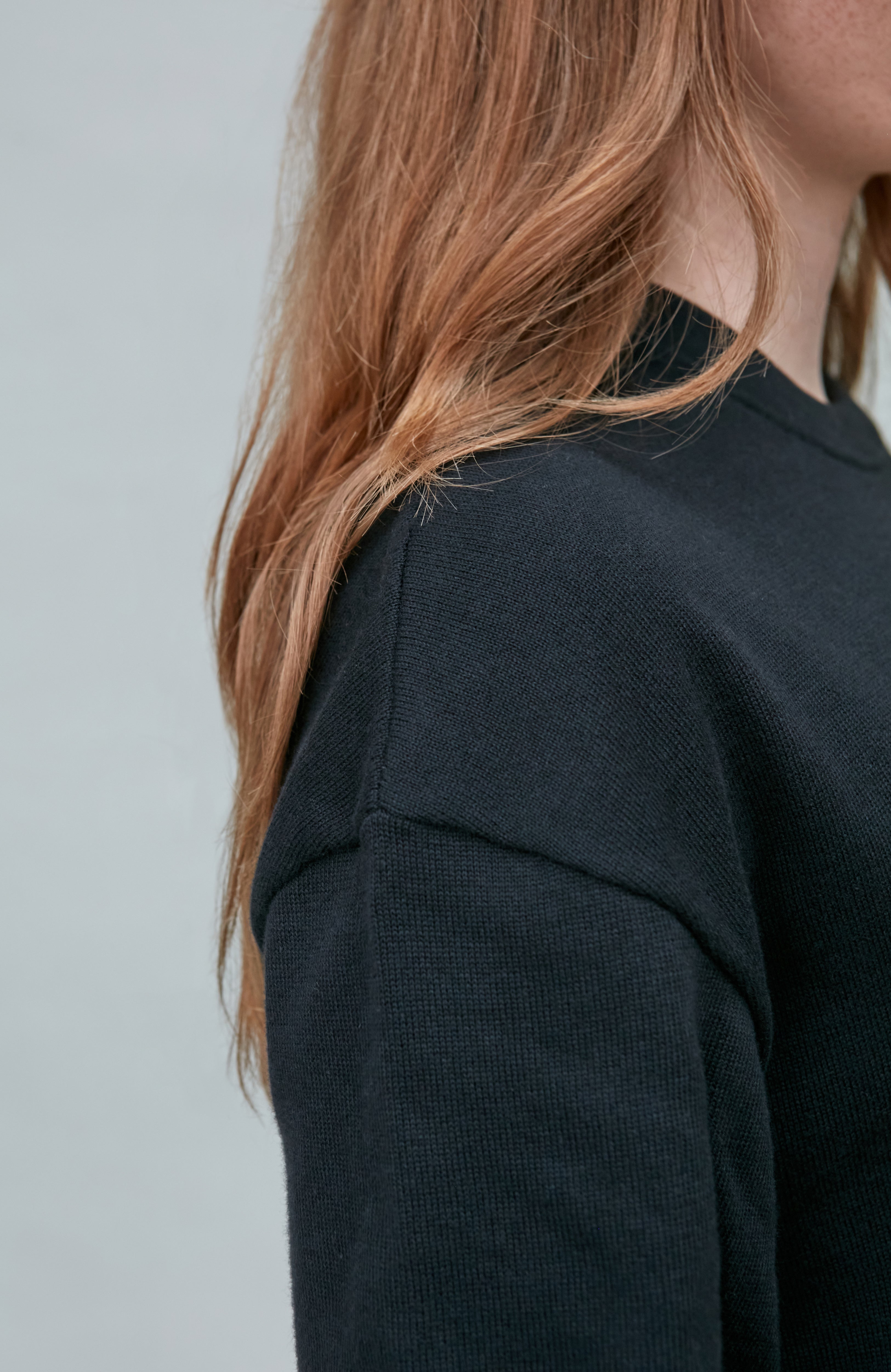 Womens Lightweight Cotton Oversized Knitted T-Shirt