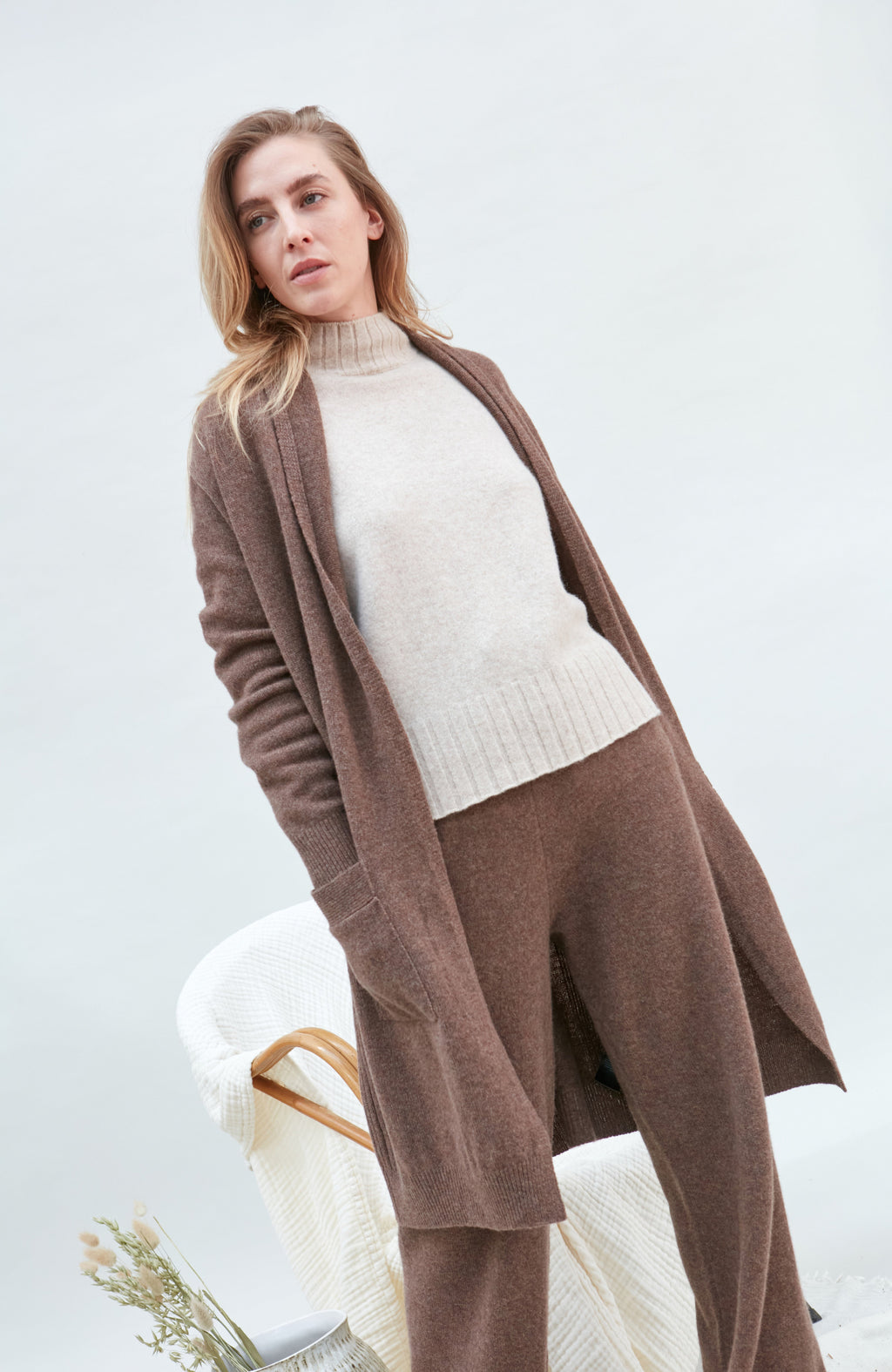 Womens Lambswool Grown On Neck Jumper