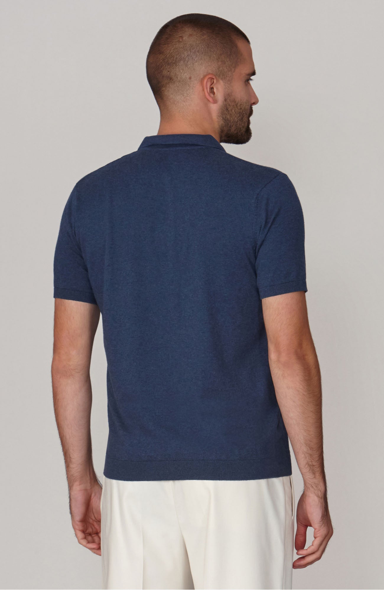 Mens Ultra Fine Cotton Short Sleeve Polo Shirt