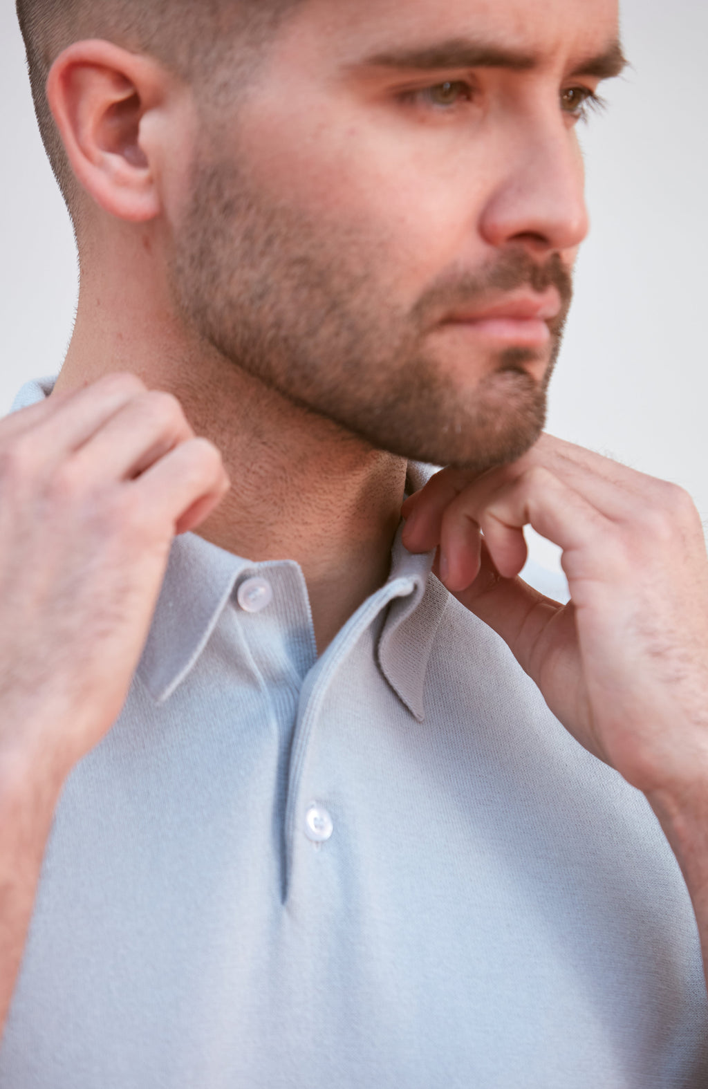 Mens Ultra Fine Cotton Short Sleeve Polo Shirt