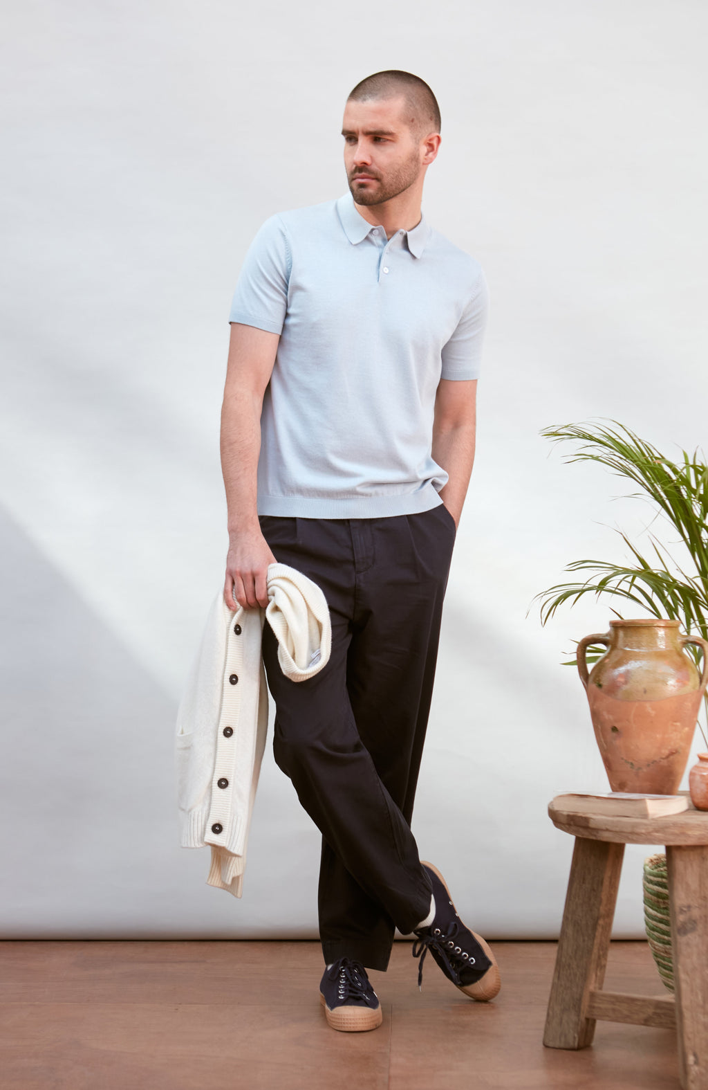 Mens Ultra Fine Cotton Short Sleeve Polo Shirt