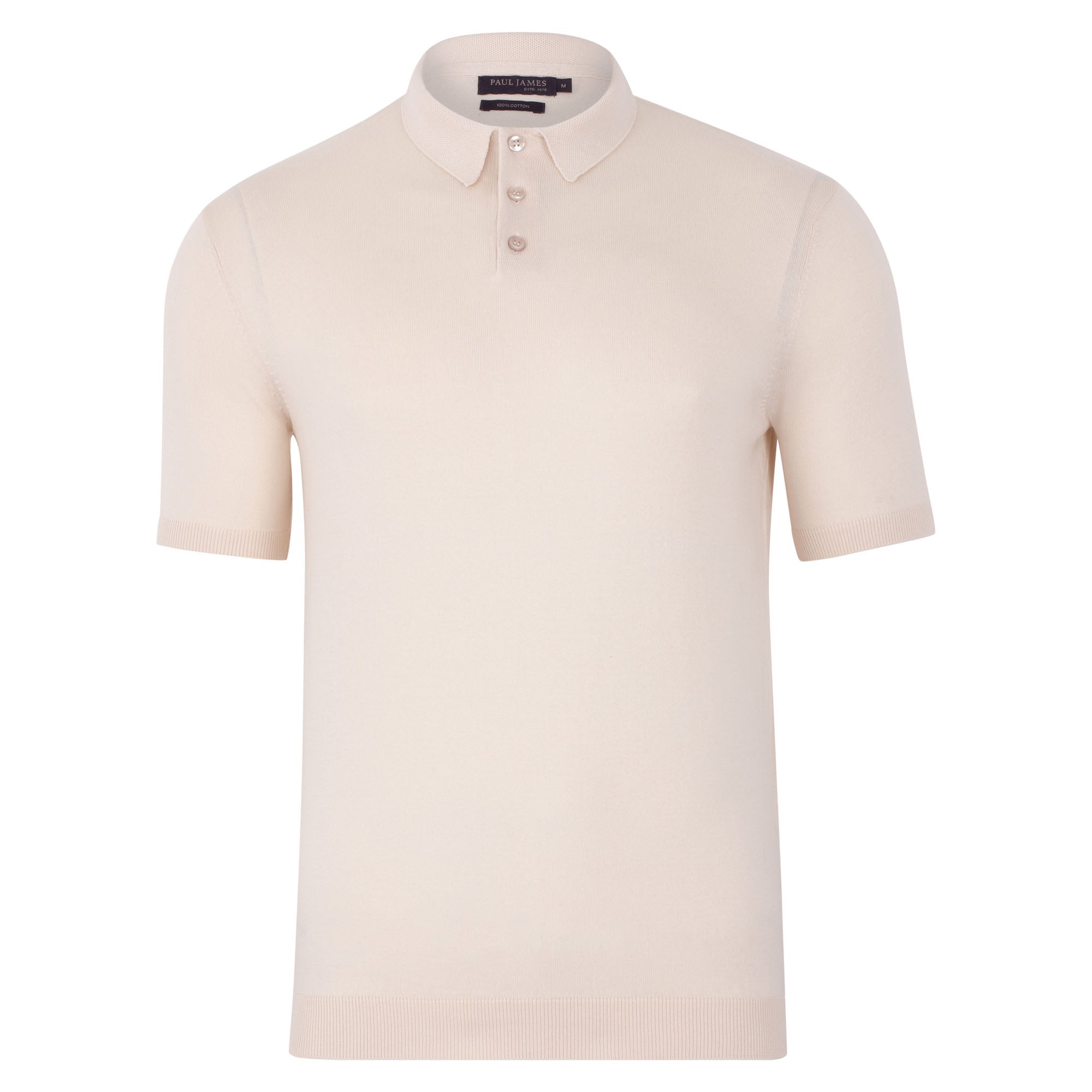 Mens Ultra Fine Cotton Short Sleeve Polo Shirt