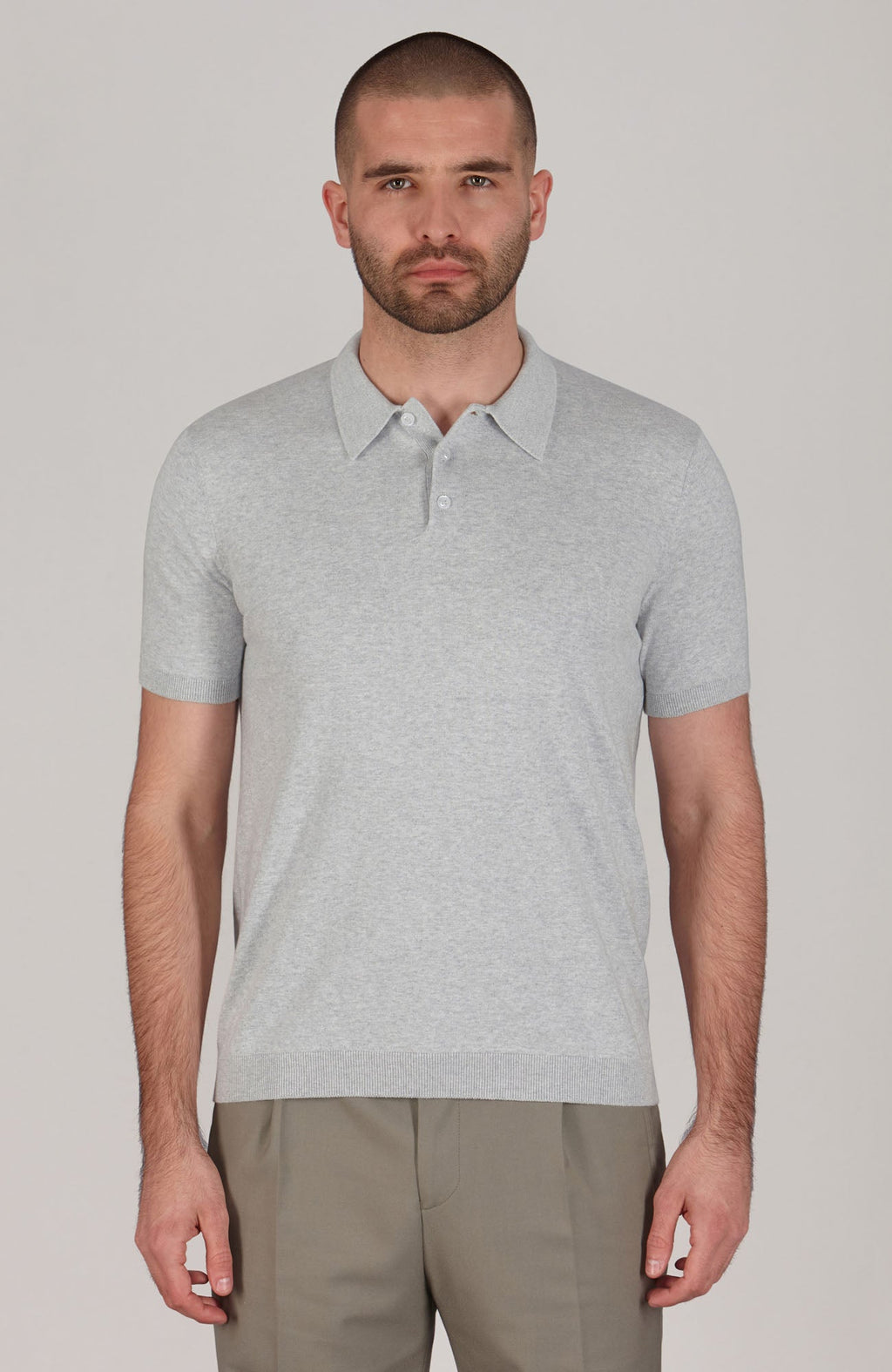 Mens Ultra Fine Cotton Short Sleeve Polo Shirt