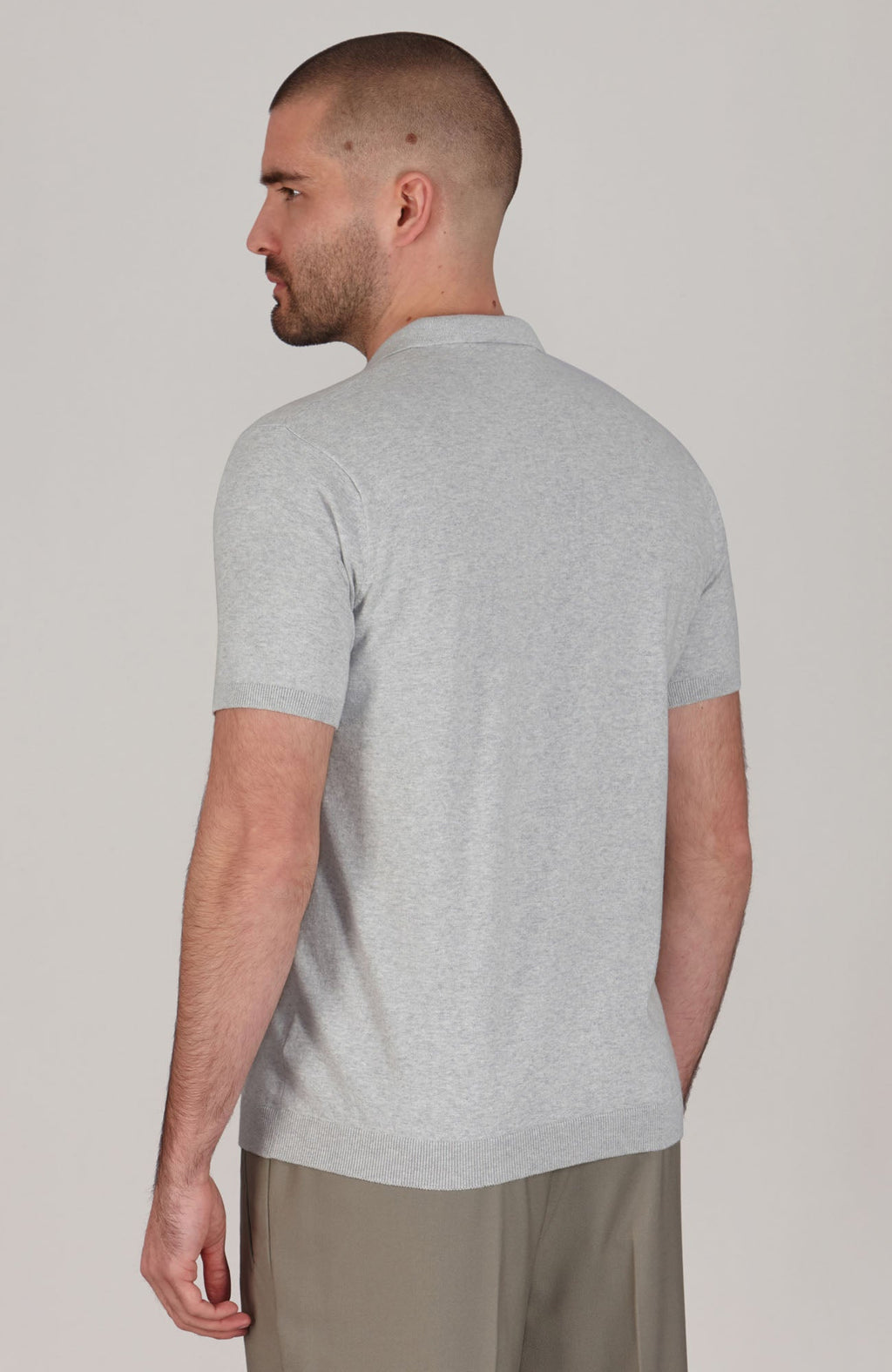 Mens Ultra Fine Cotton Short Sleeve Polo Shirt