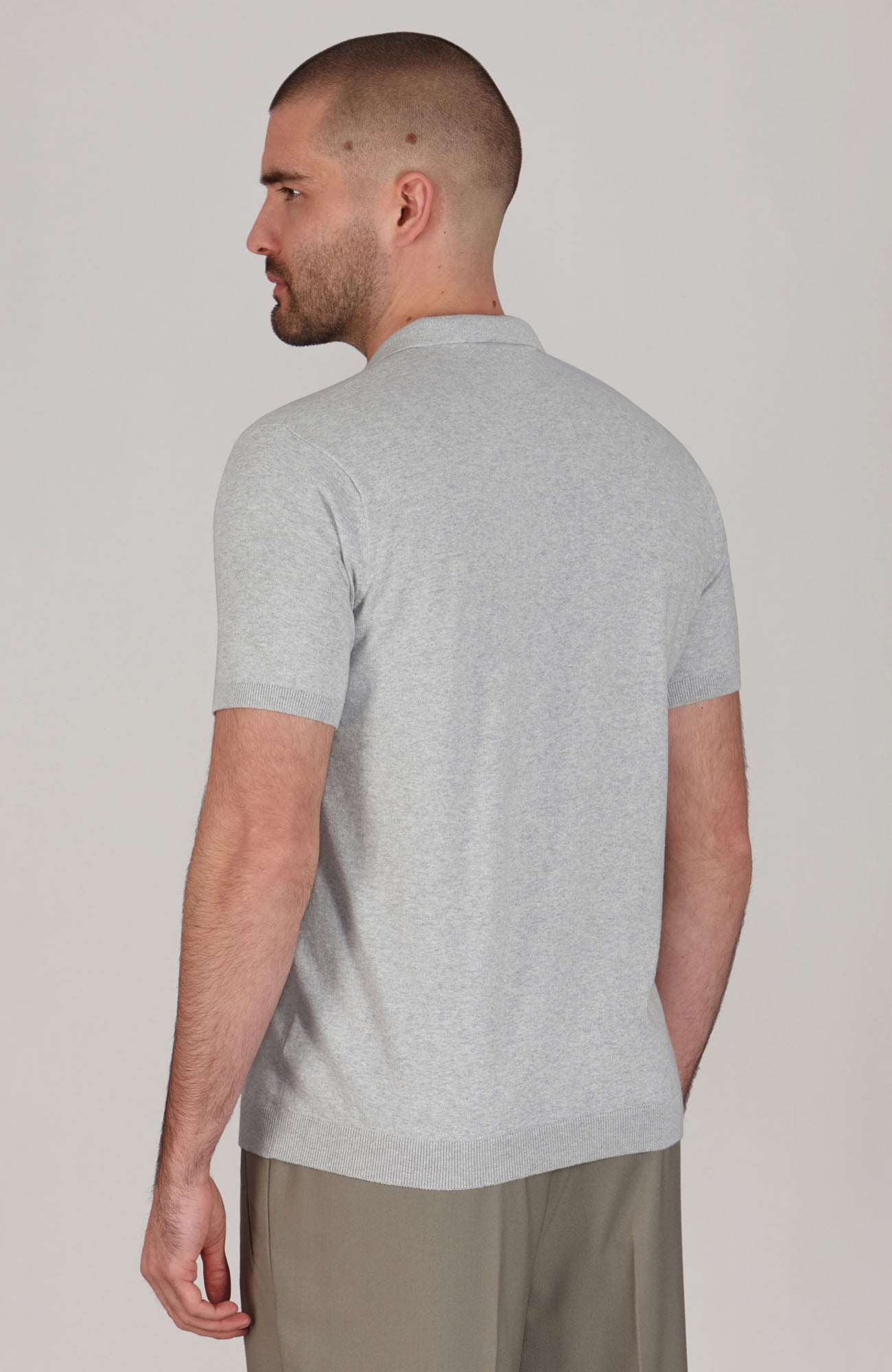 Mens Ultra Fine Cotton Short Sleeve Polo Shirt