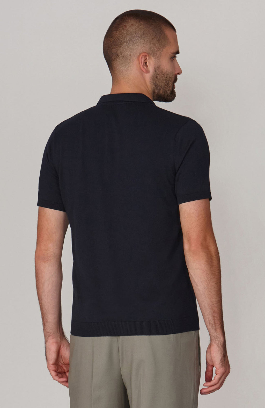 Mens Ultra Fine Cotton Short Sleeve Polo Shirt