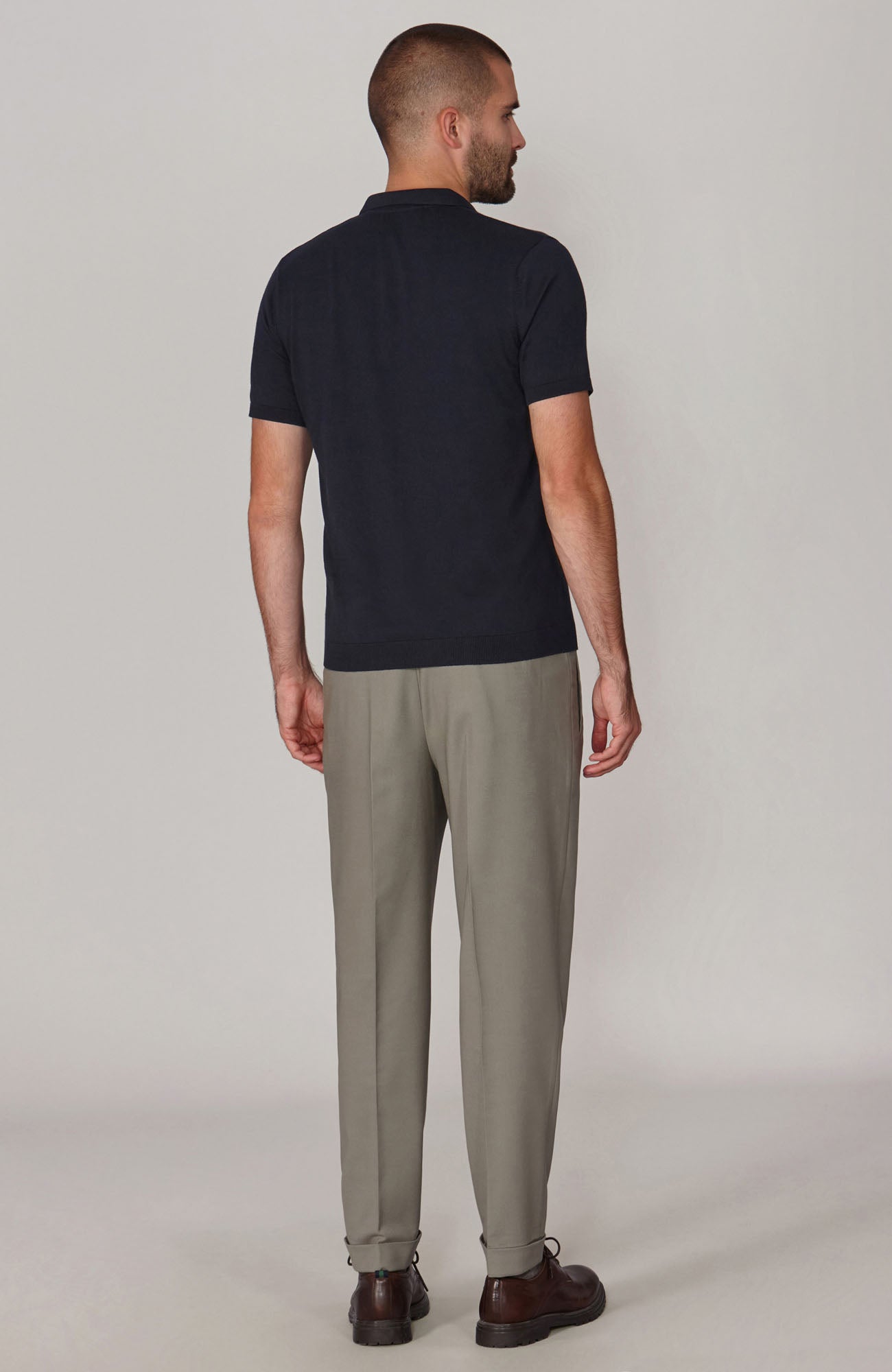 Mens Ultra Fine Cotton Short Sleeve Polo Shirt