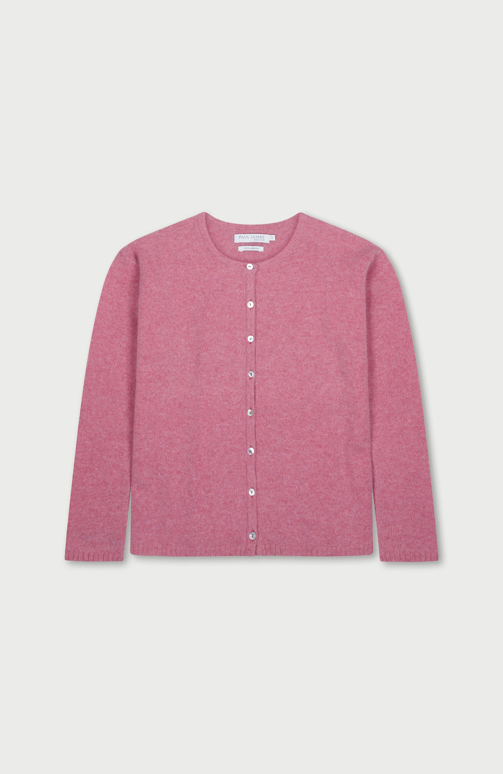 Womens Lambswool Crew Neck Cardigan
