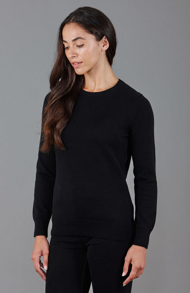 Womens Cotton Crew Neck Jumper