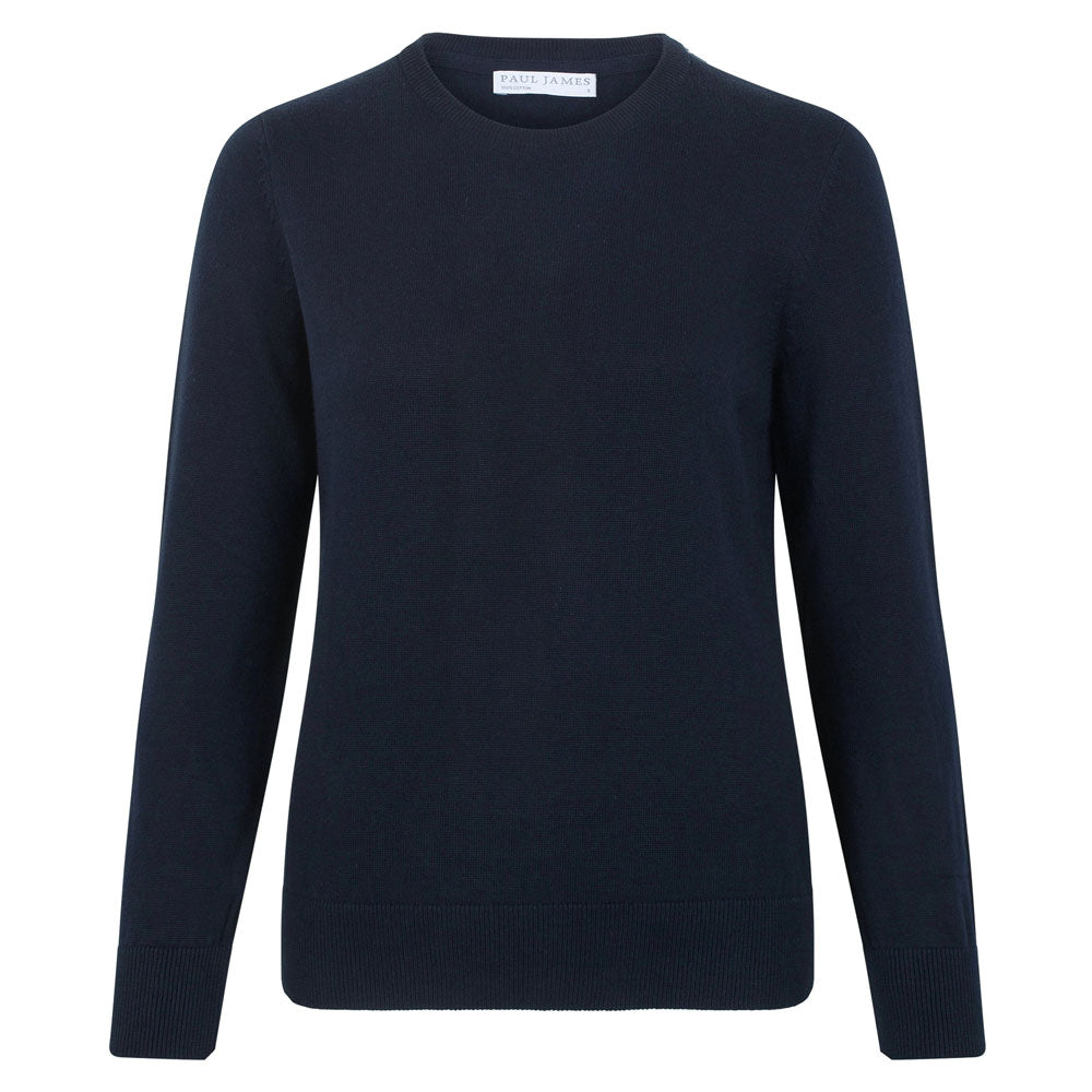 Womens Cotton Crew Neck Jumper