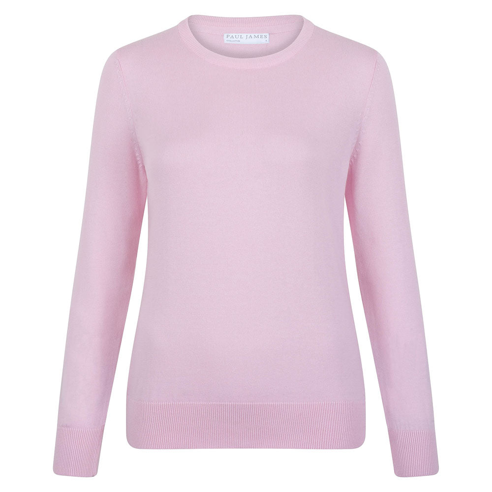 Womens Cotton Crew Neck Jumper