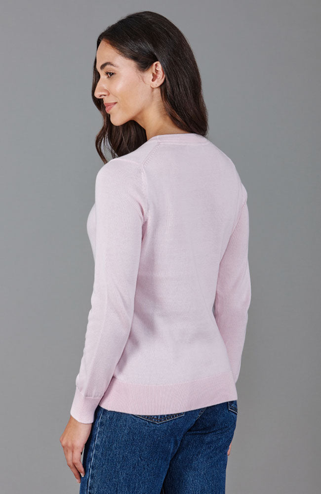 Womens Cotton Crew Neck Jumper