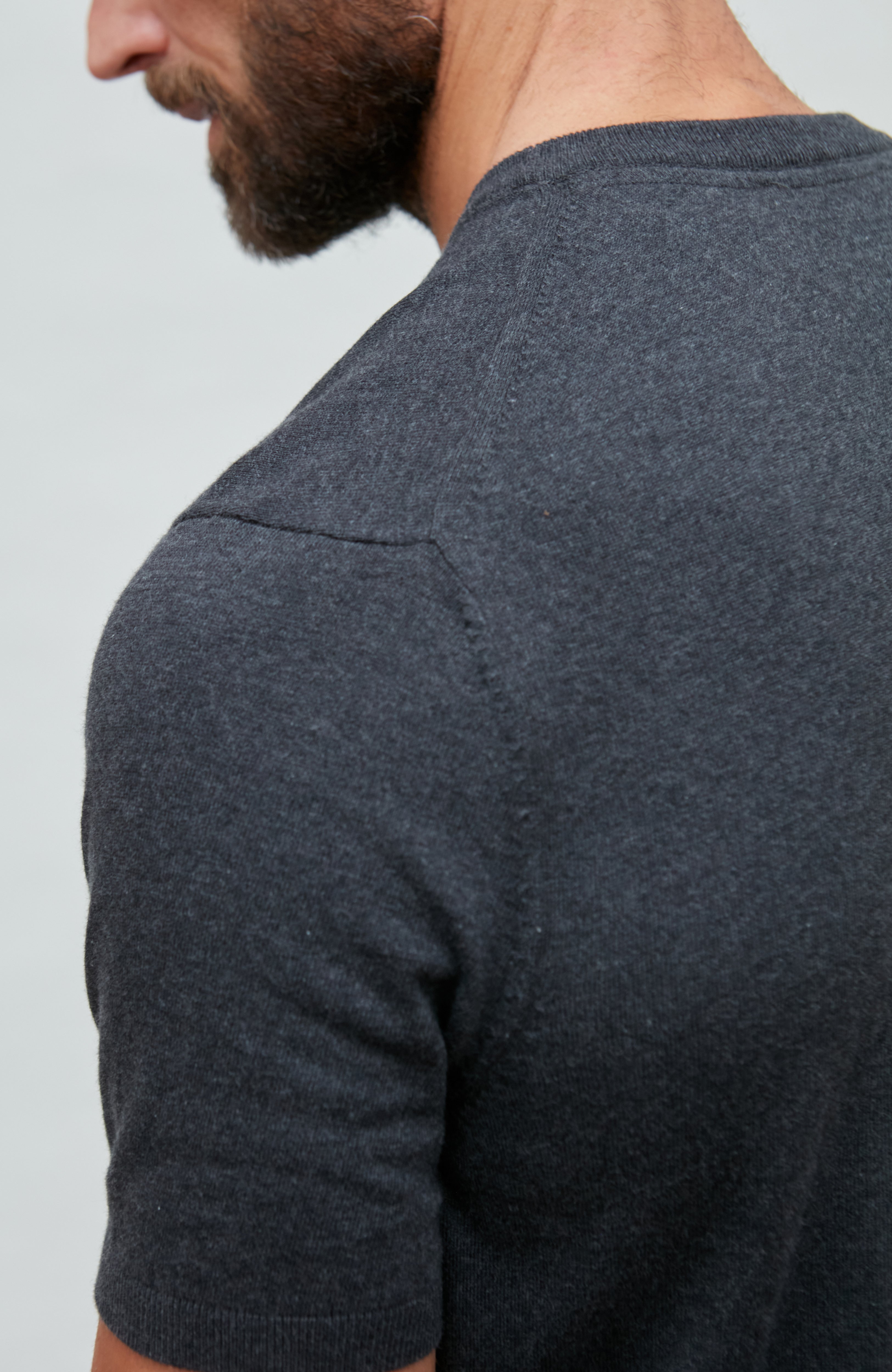 Mens Ultra Fine Cotton Knitted T-Shirt