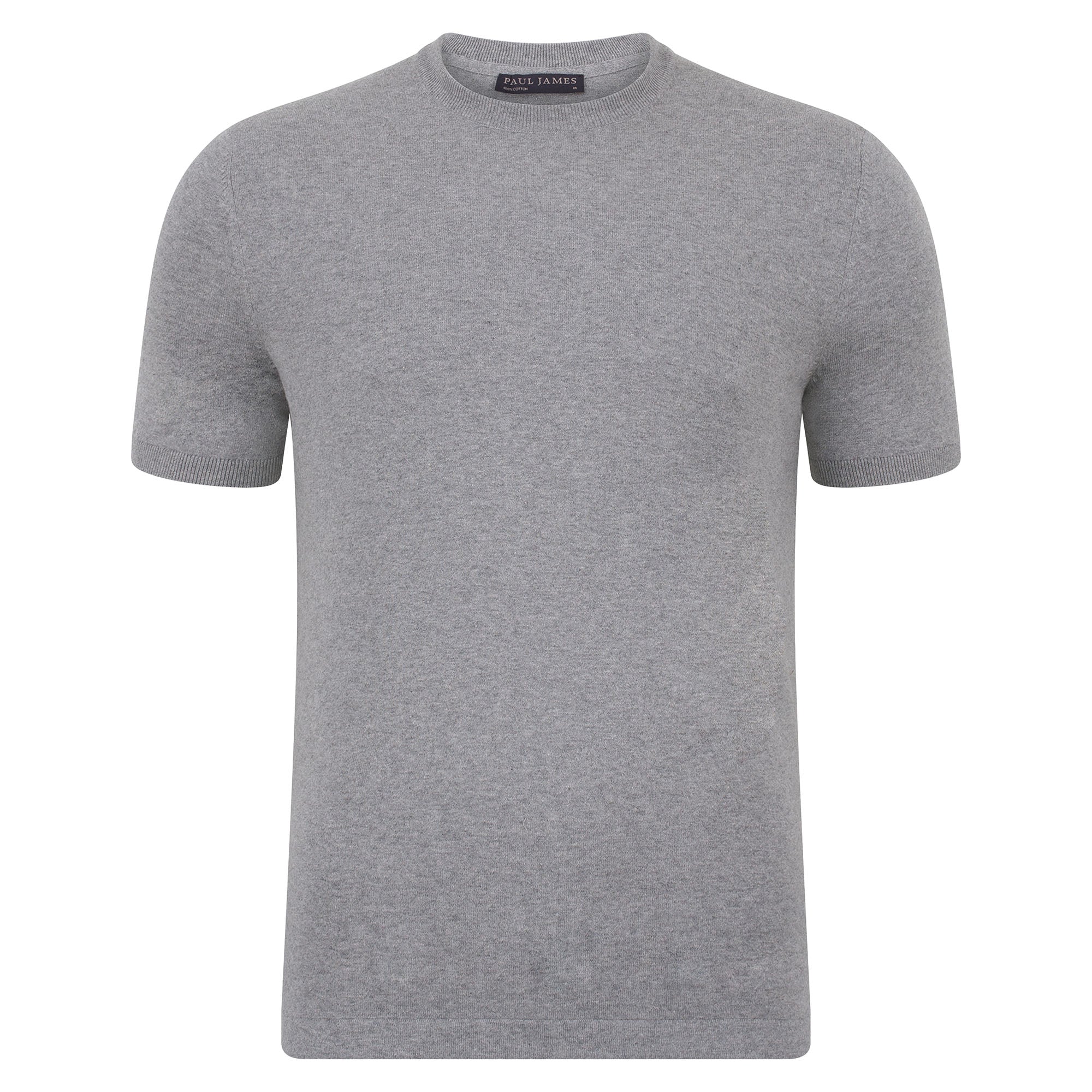 Mens Ultra Fine Cotton Knitted T-Shirt