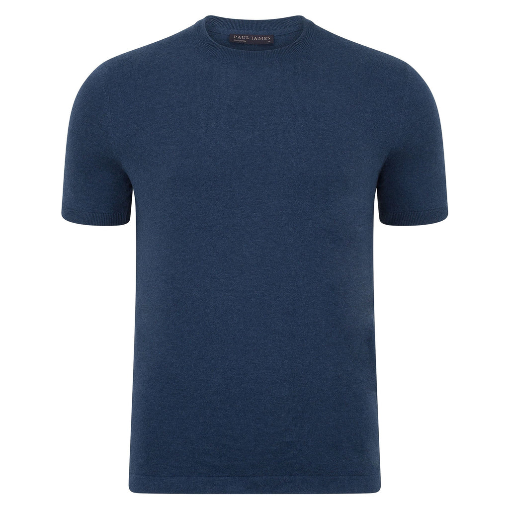 Mens Ultra Fine Cotton Knitted T-Shirt