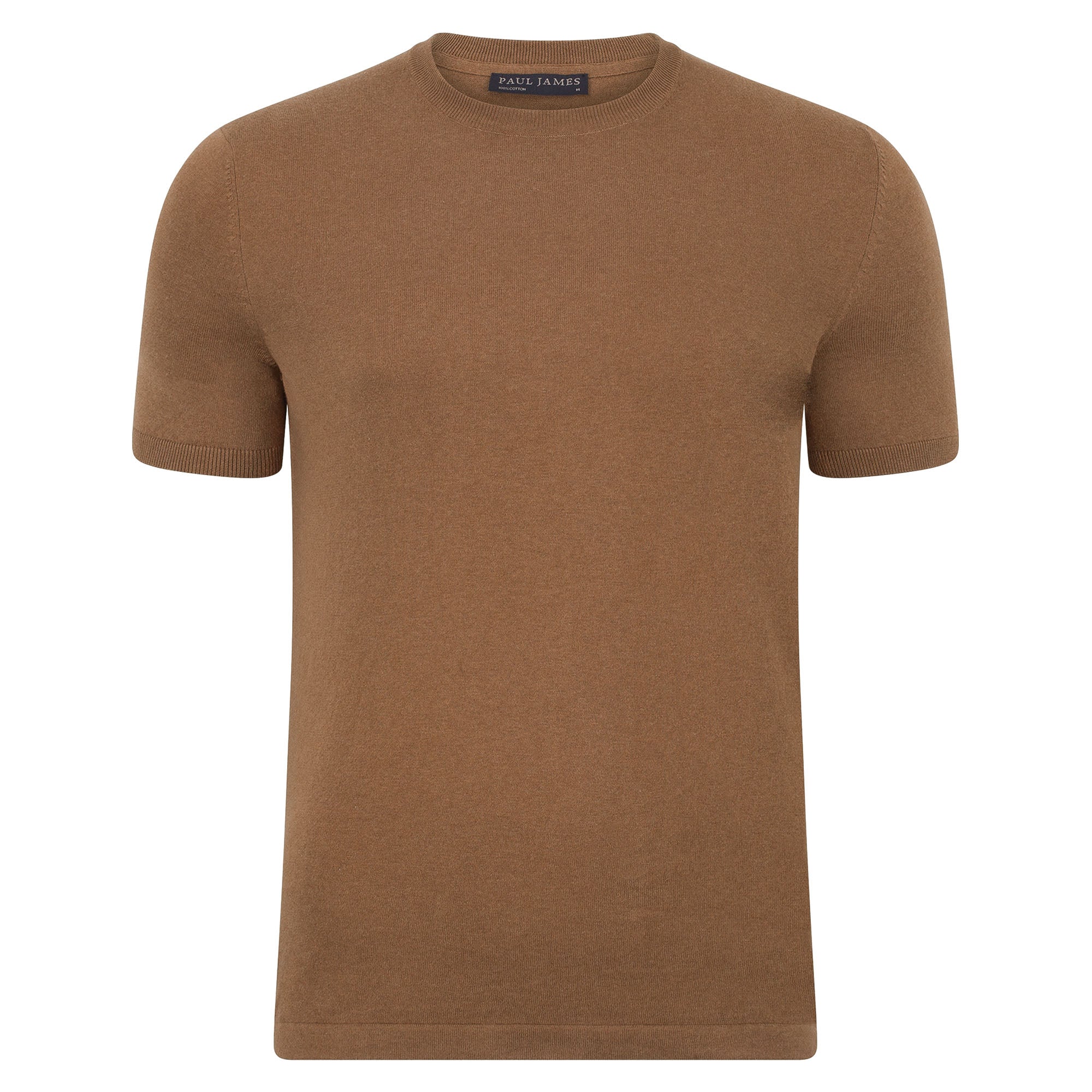 Mens Ultra Fine Cotton Knitted T-Shirt
