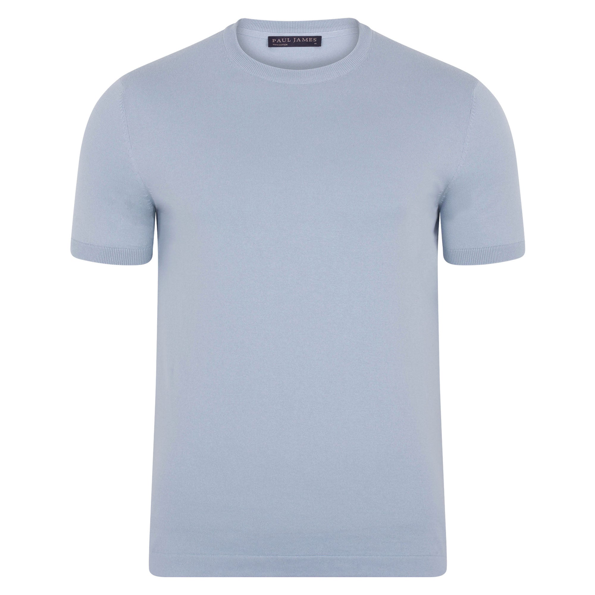 Mens Ultra Fine Cotton Knitted T-Shirt