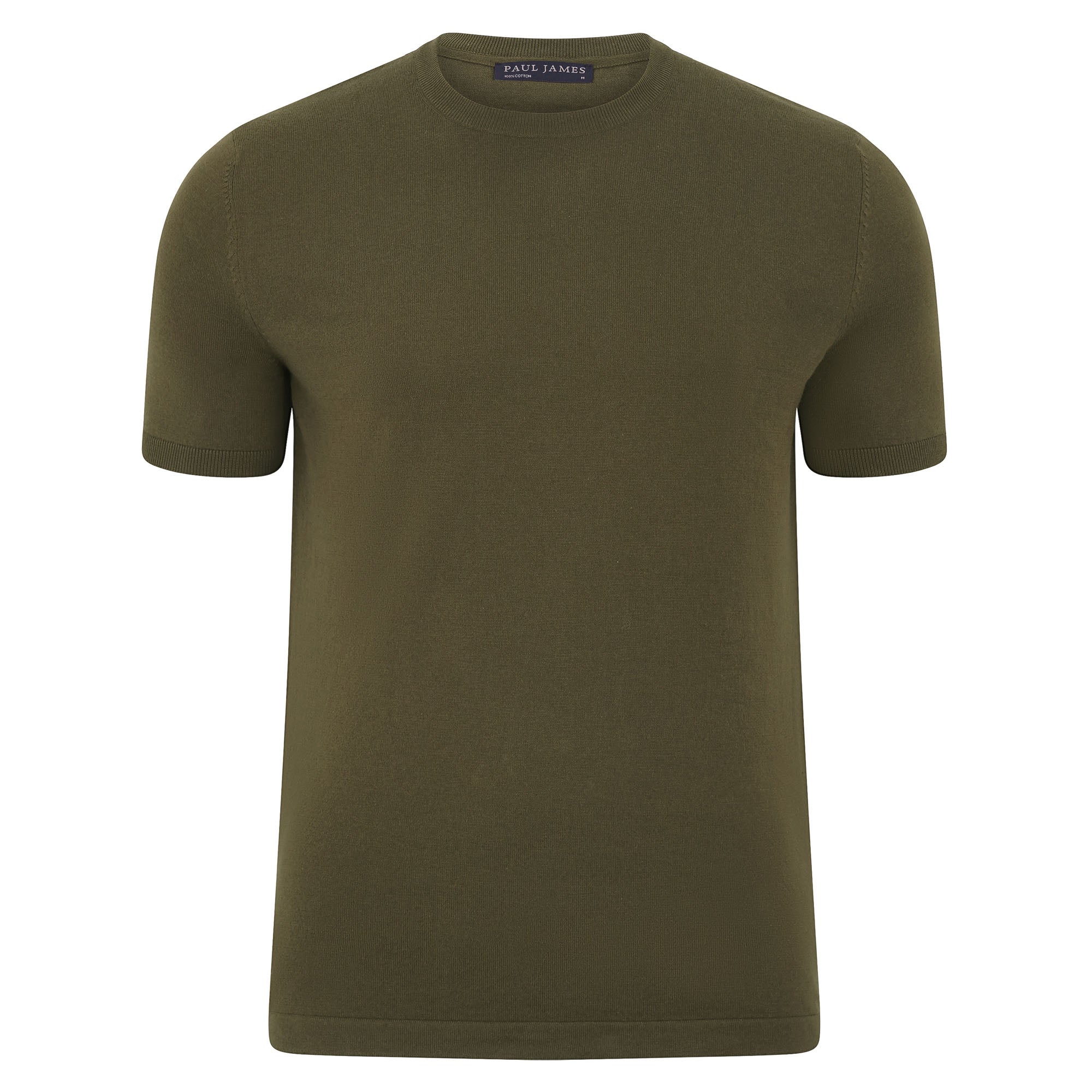 Mens Ultra Fine Cotton Knitted T-Shirt
