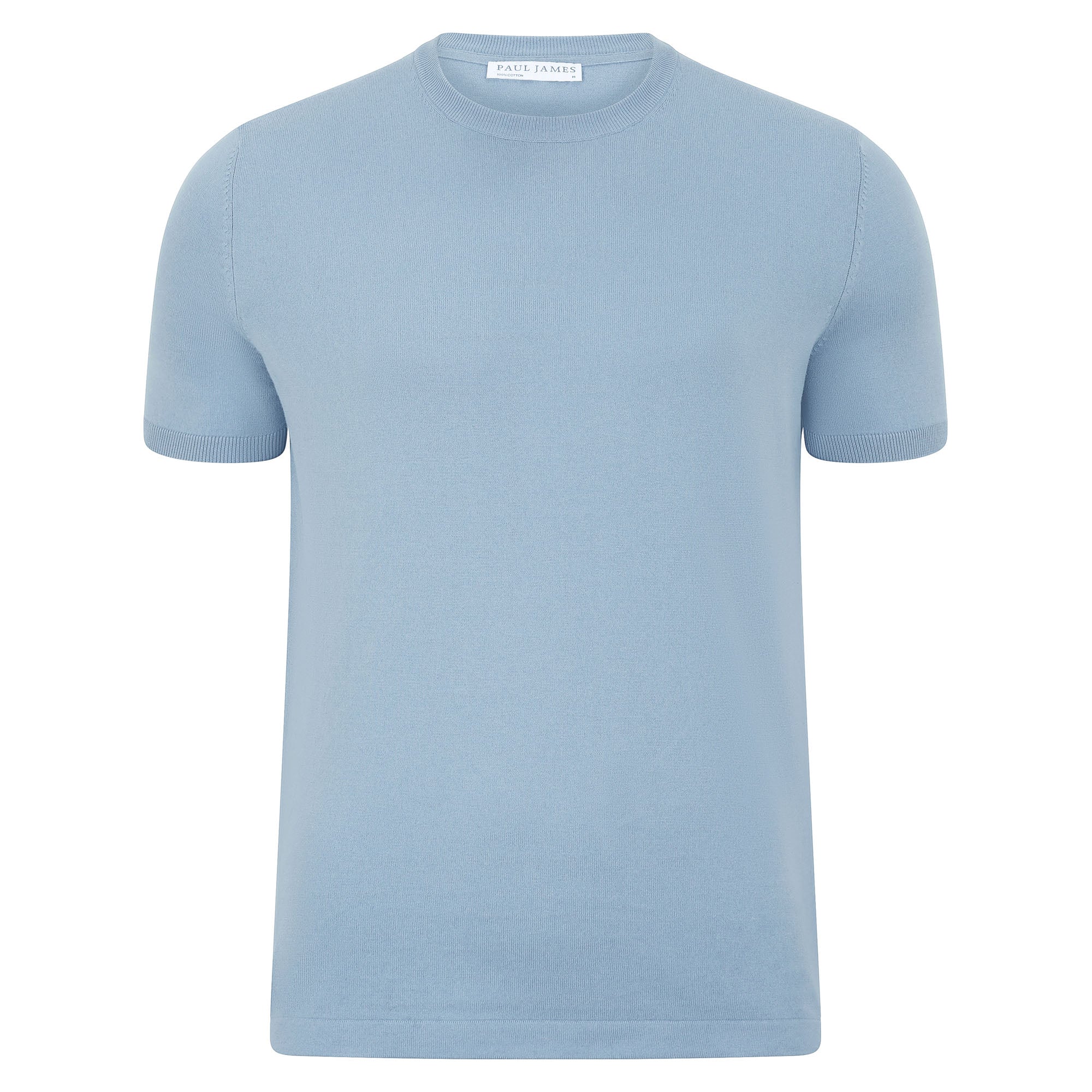 Mens Ultra Fine Cotton Knitted T-Shirt