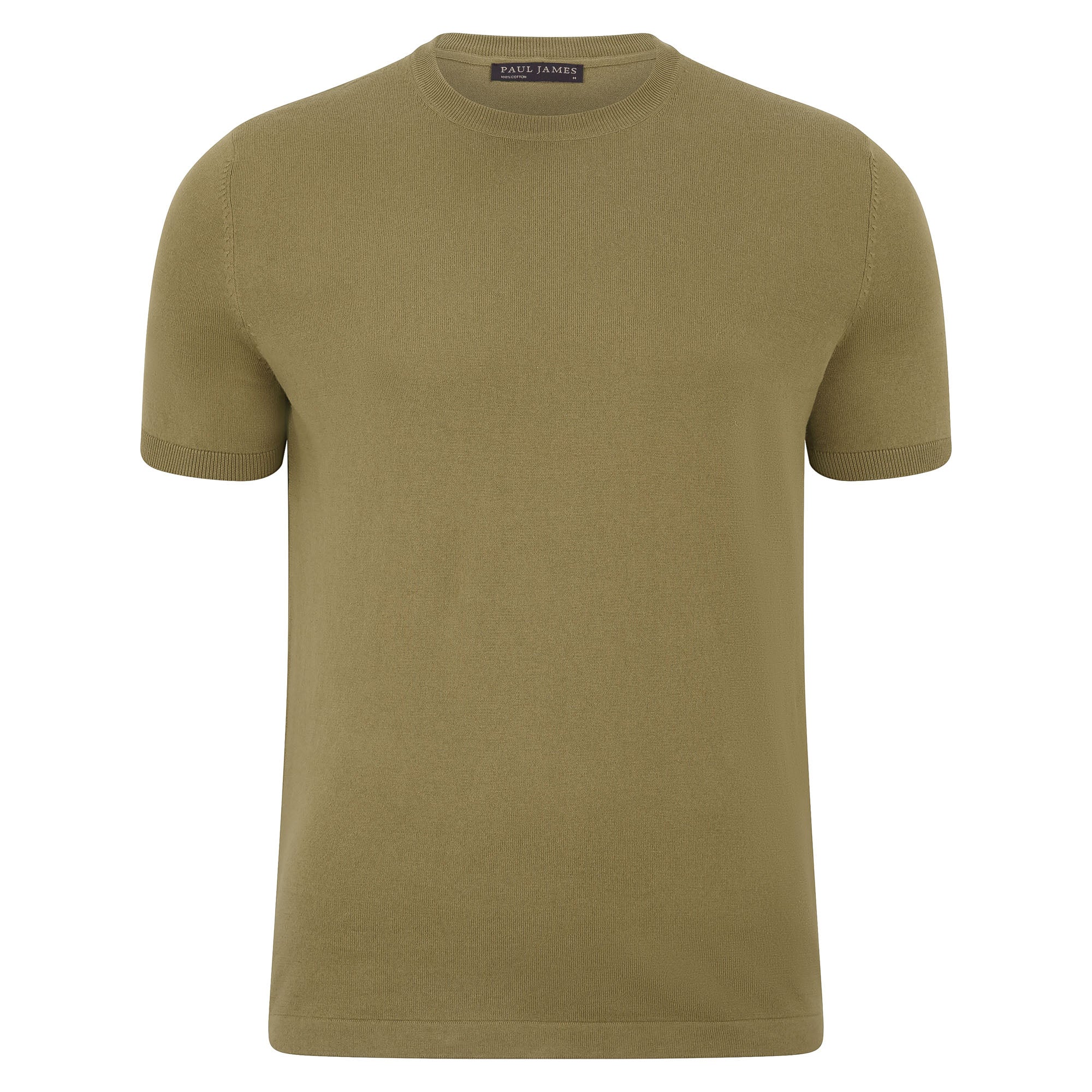 Mens Ultra Fine Cotton Knitted T-Shirt