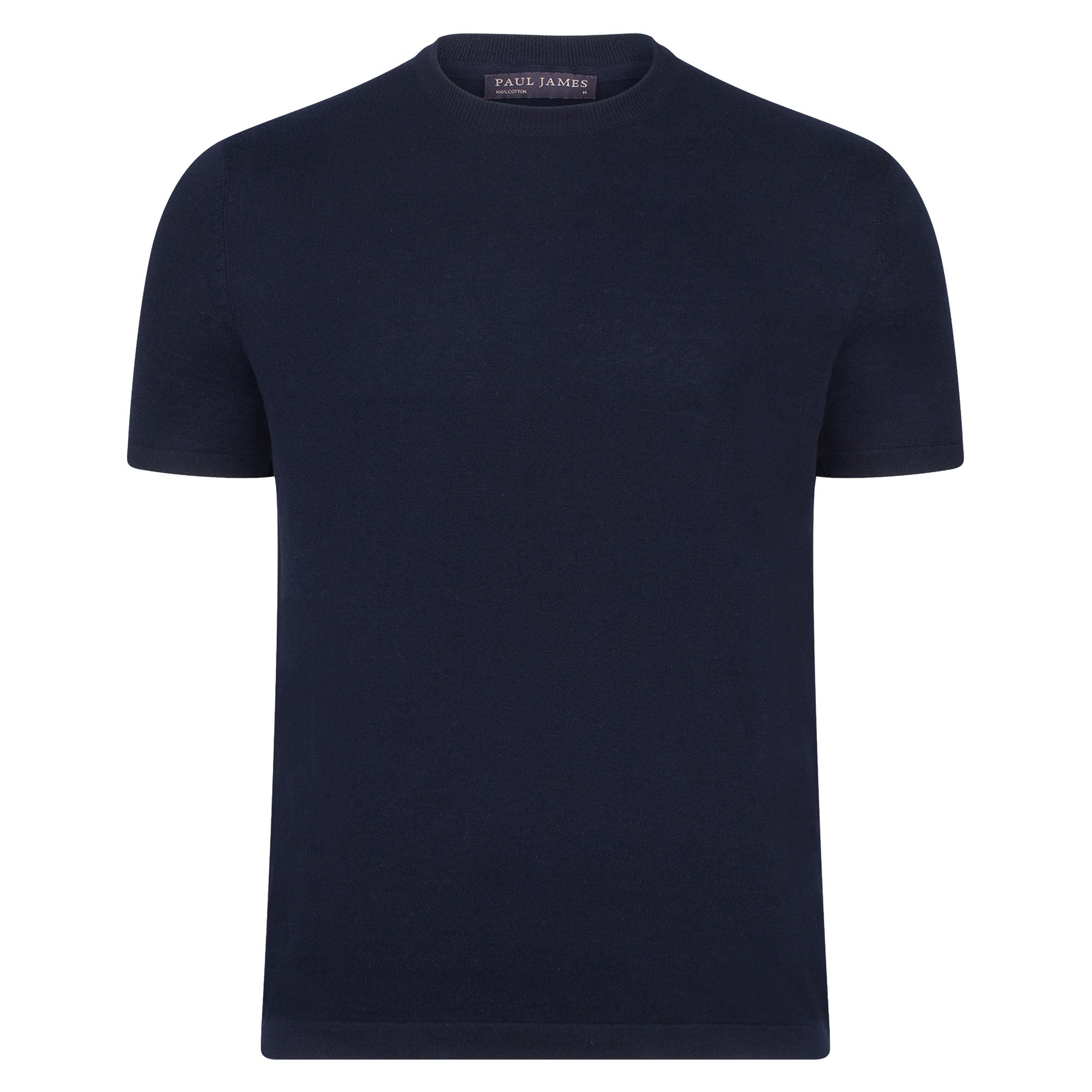 Mens Ultra Fine Cotton Knitted T-Shirt