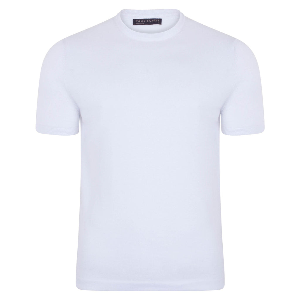 Mens Ultra Fine Cotton Knitted T-Shirt