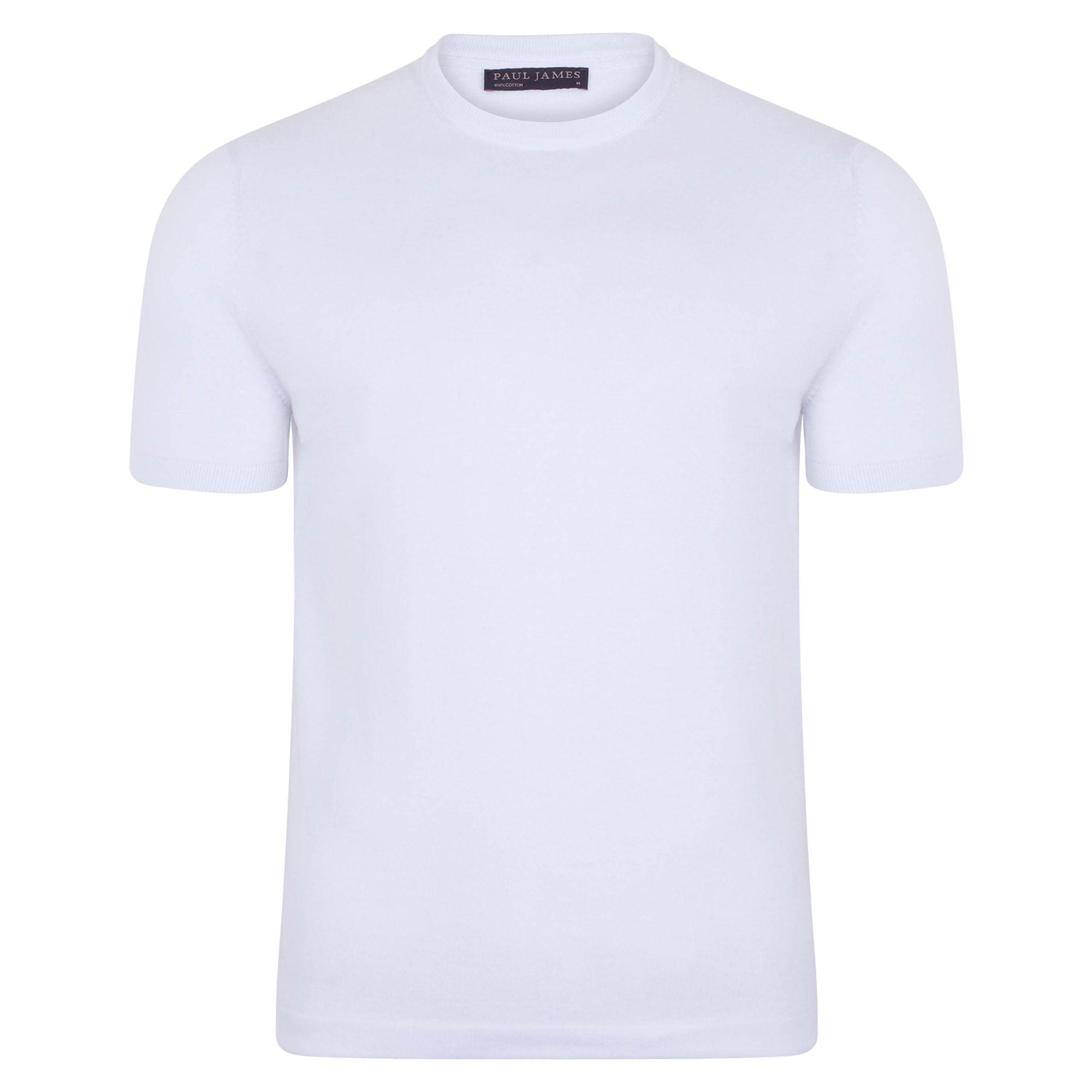 Mens Ultra Fine Cotton Knitted T-Shirt