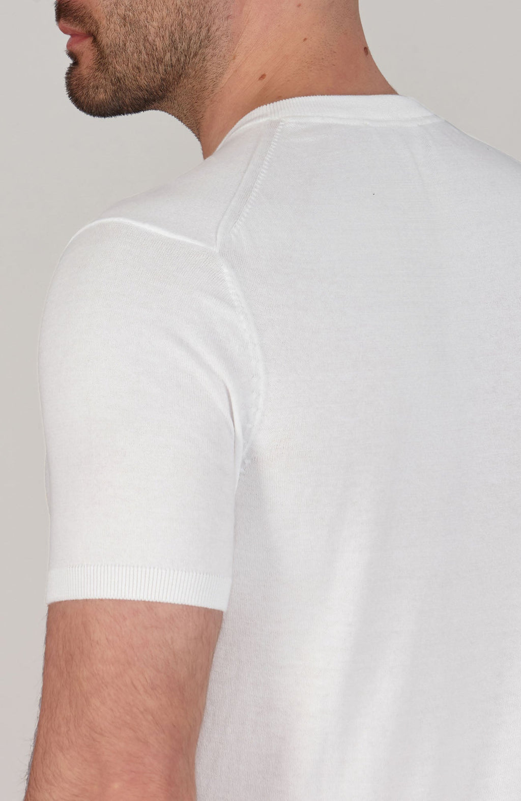 Mens Ultra Fine Cotton Knitted T-Shirt