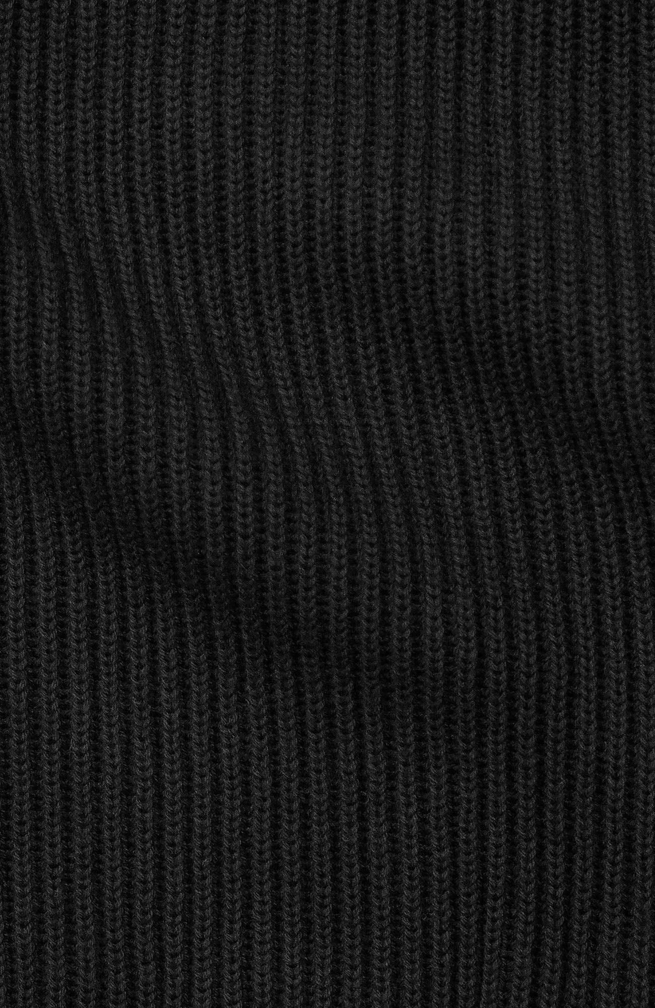 Mens Midweight Cotton Ribbed Mock Turtle Neck Jumper