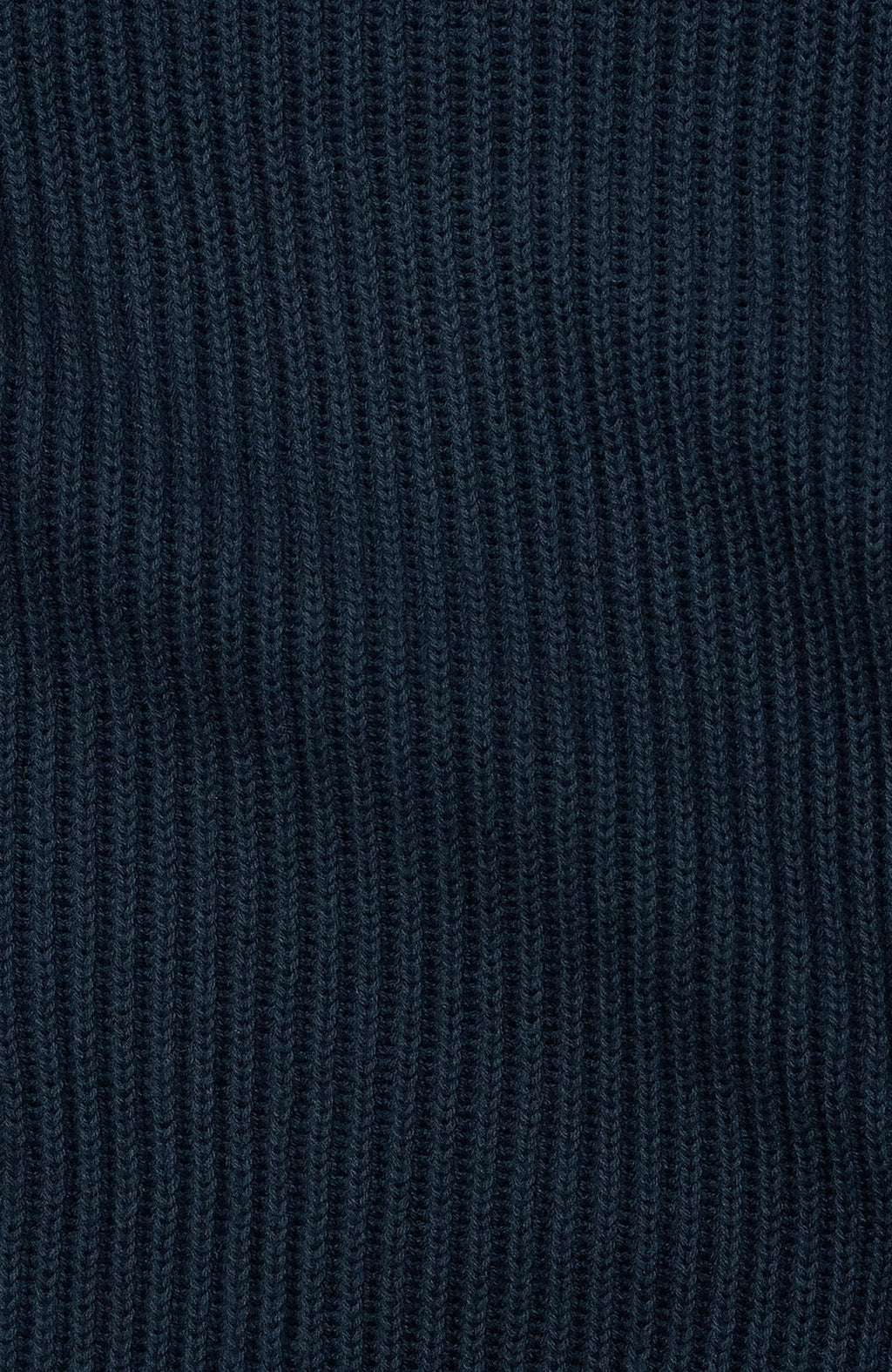 Mens Midweight Cotton Ribbed Roll Neck Jumper