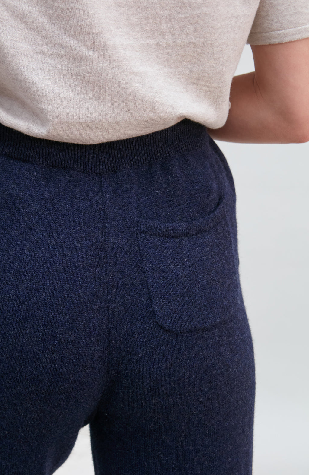 Womens Lambswool Knitted Trousers