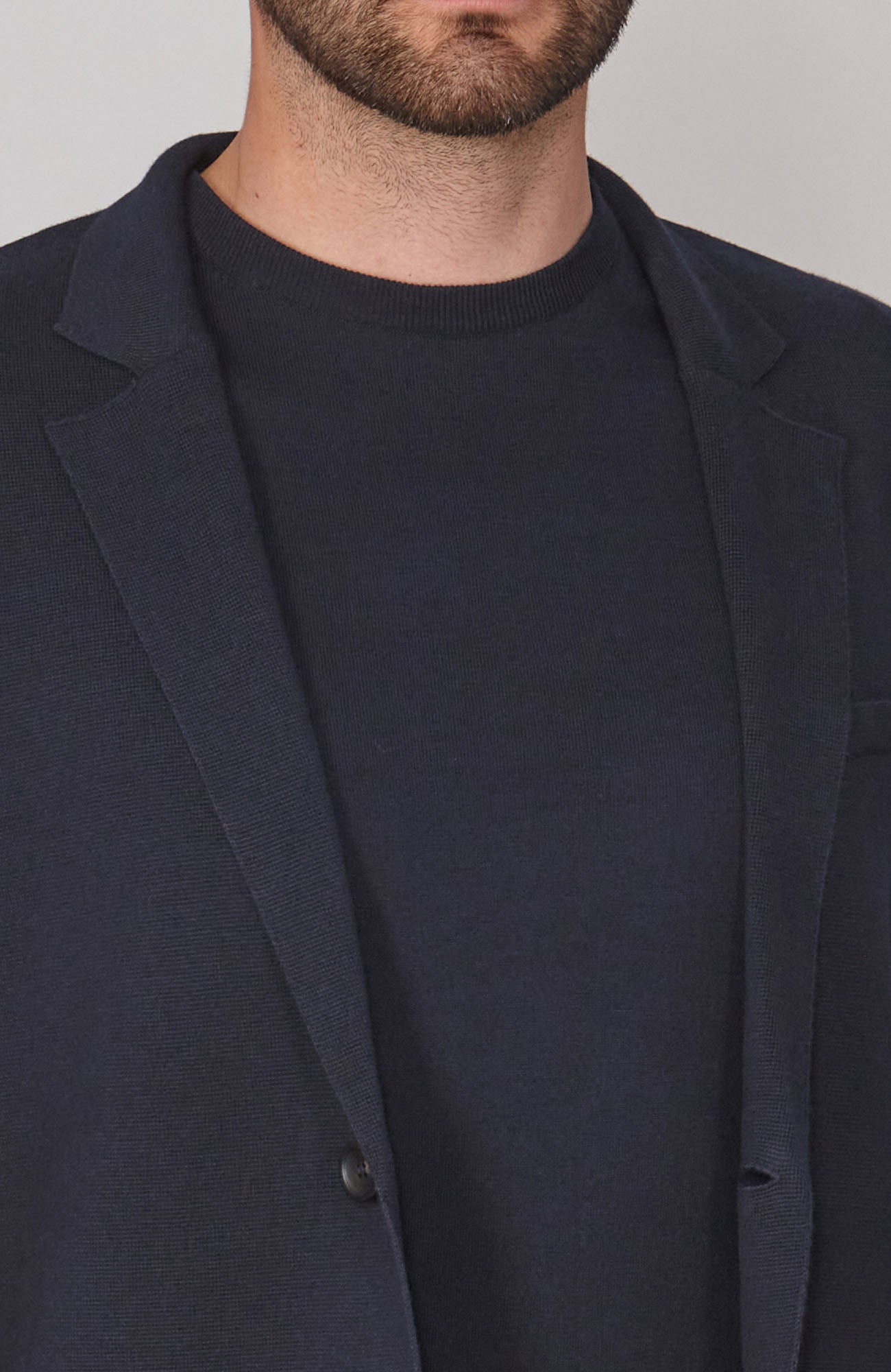 Mens Lightweight Cotton Formal Knitted Blazer