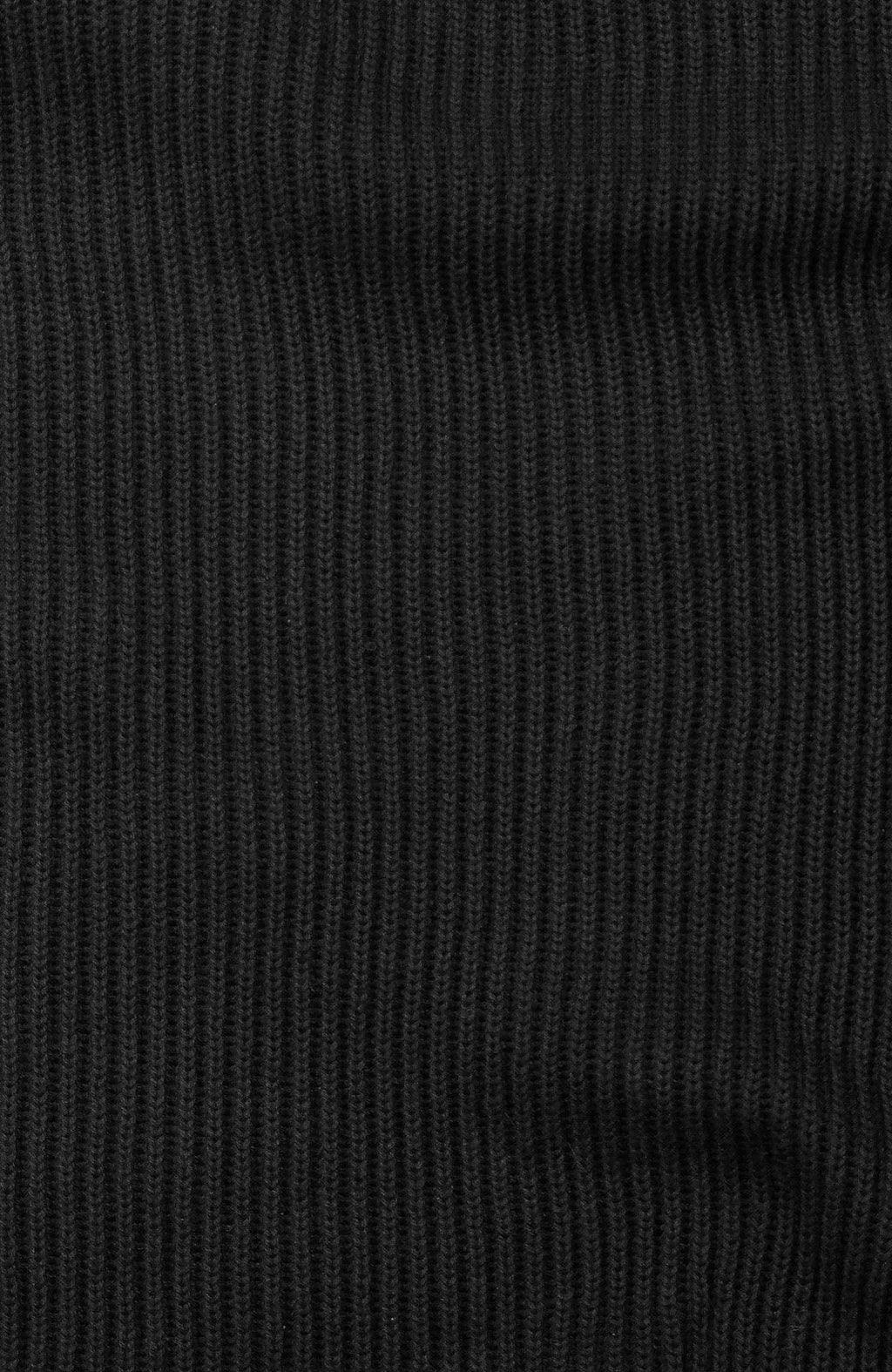 Mens Midweight Cotton Ribbed Crew Neck Jumper