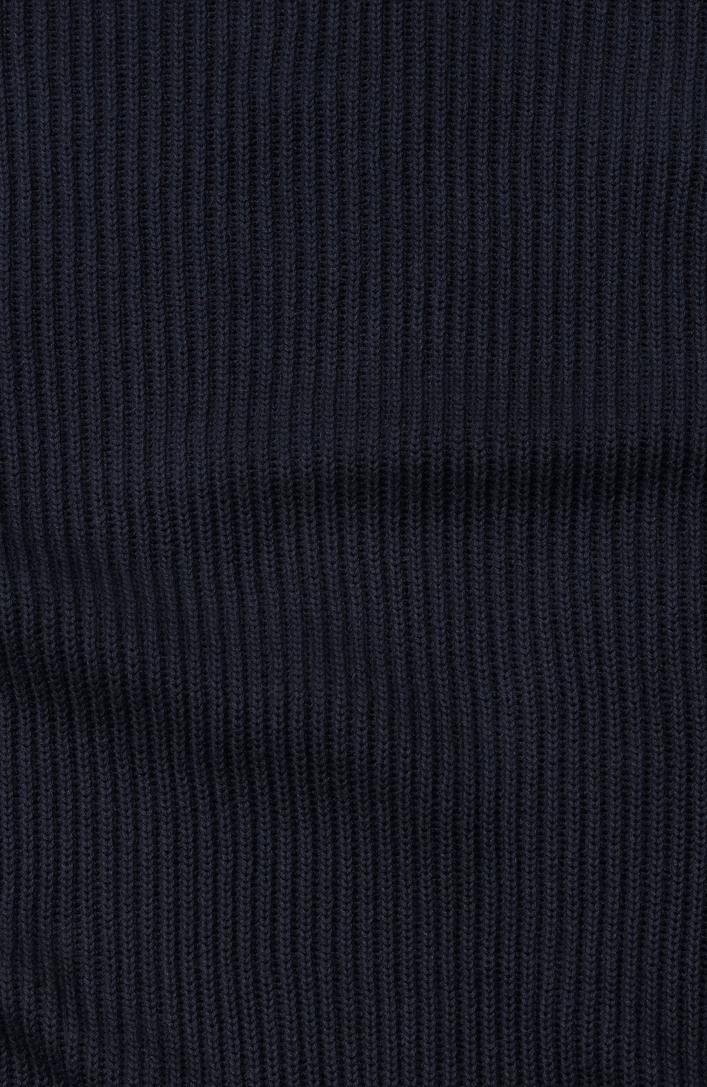 Mens Midweight Cotton Ribbed Crew Neck Jumper