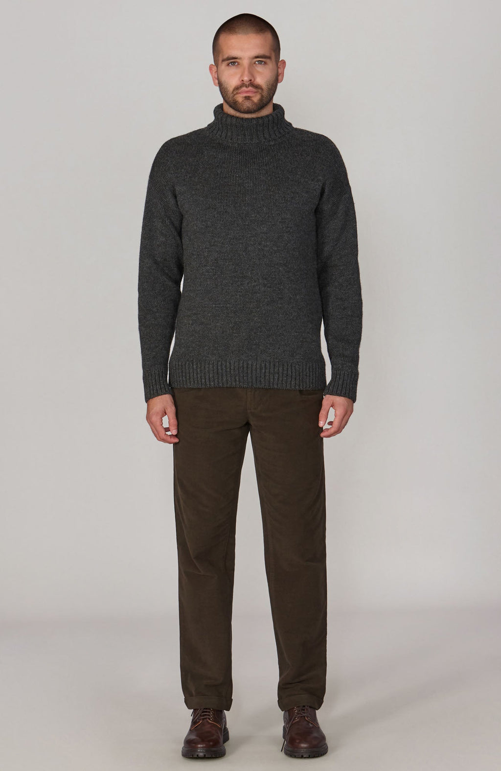 The Modern Submariner - Roll Neck Merino Wool Jumper