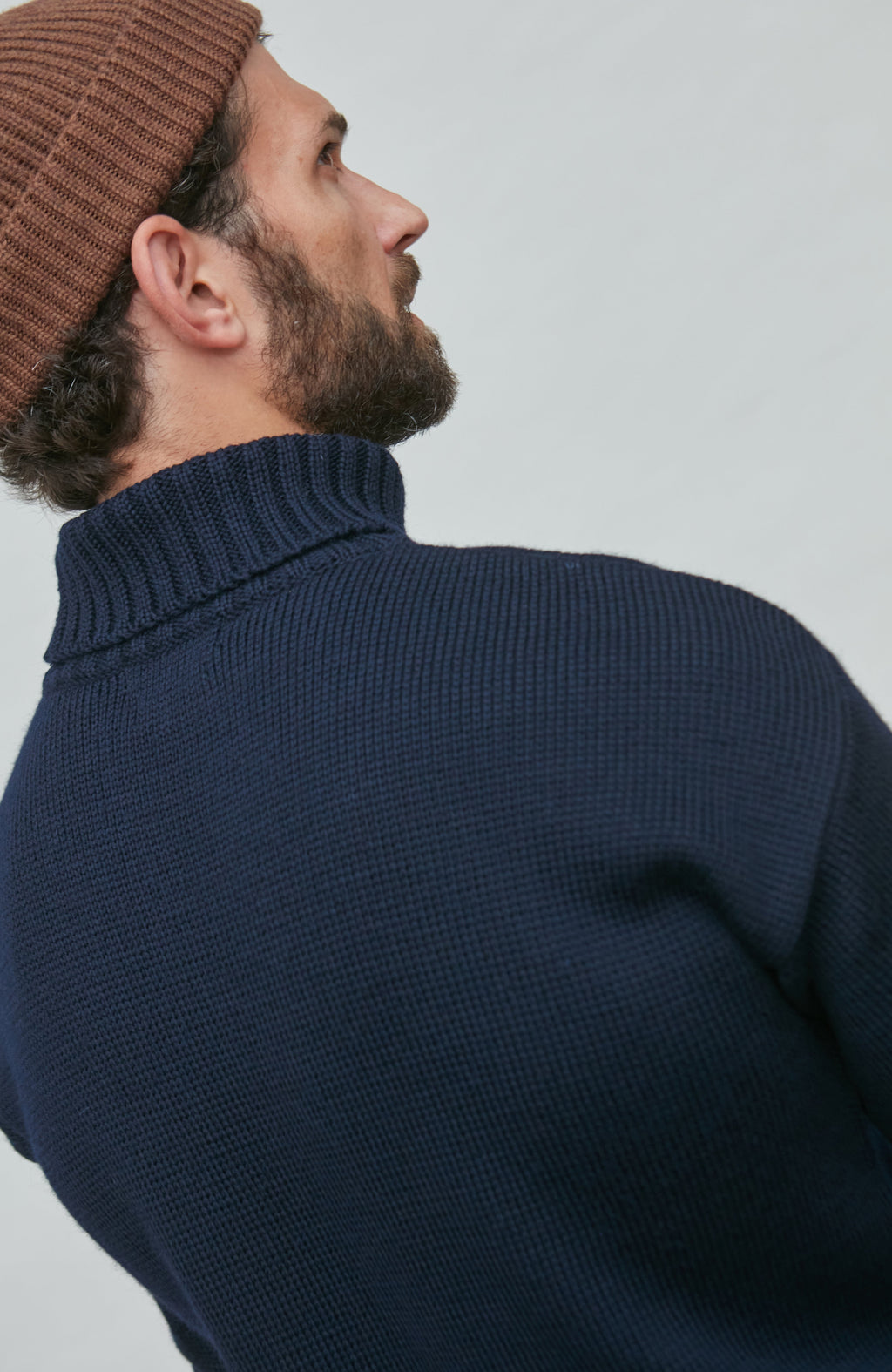 The Modern Submariner - Roll Neck Merino Wool Jumper