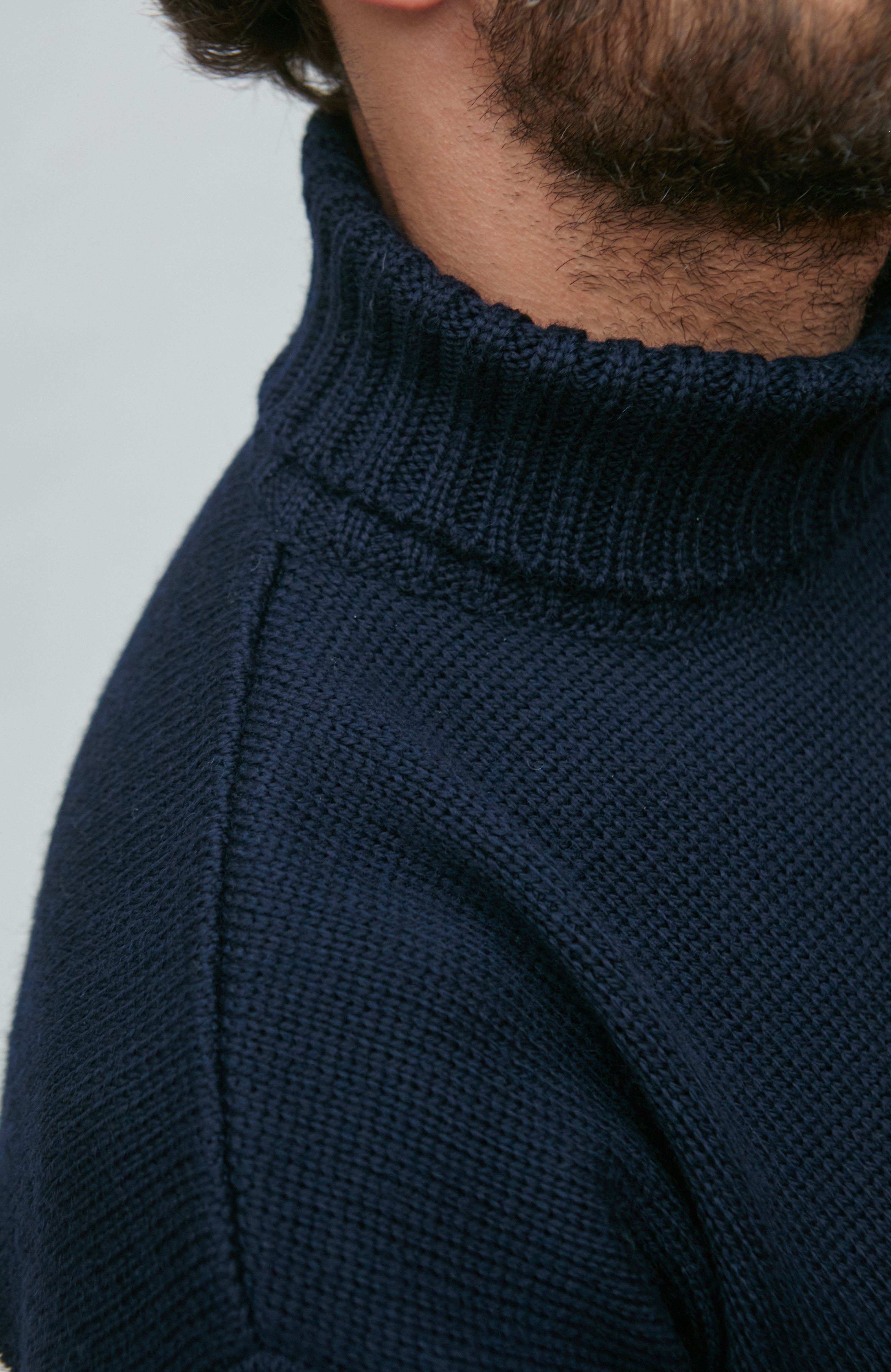 The Modern Submariner - Roll Neck Merino Wool Jumper