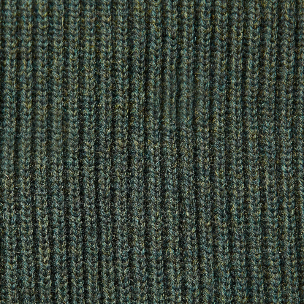 Mens Chunky British Wool Ribbed Shooting Jumper