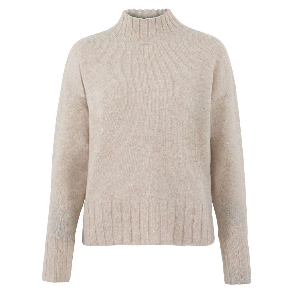 Womens Lambswool Grown On Neck Jumper