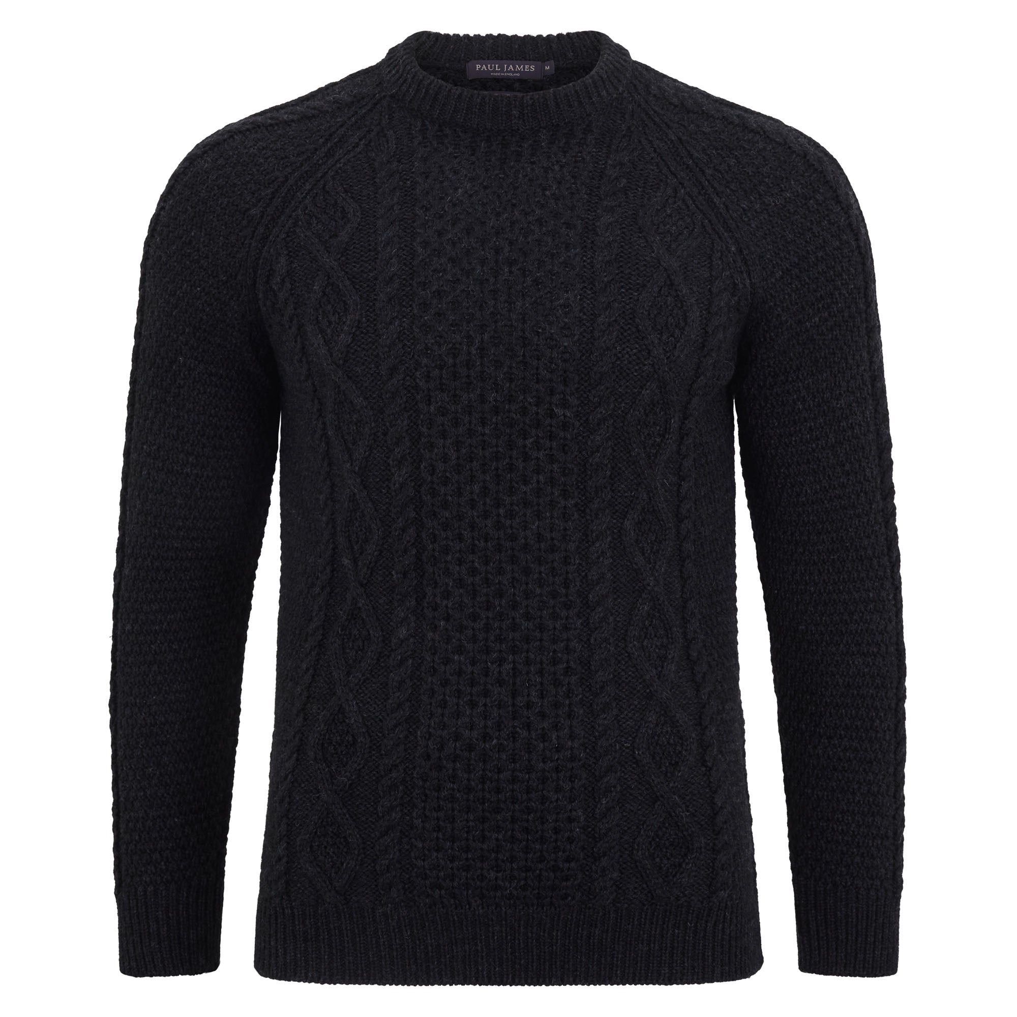 Mens Chunky Merino Wool Fisherman's Jumper