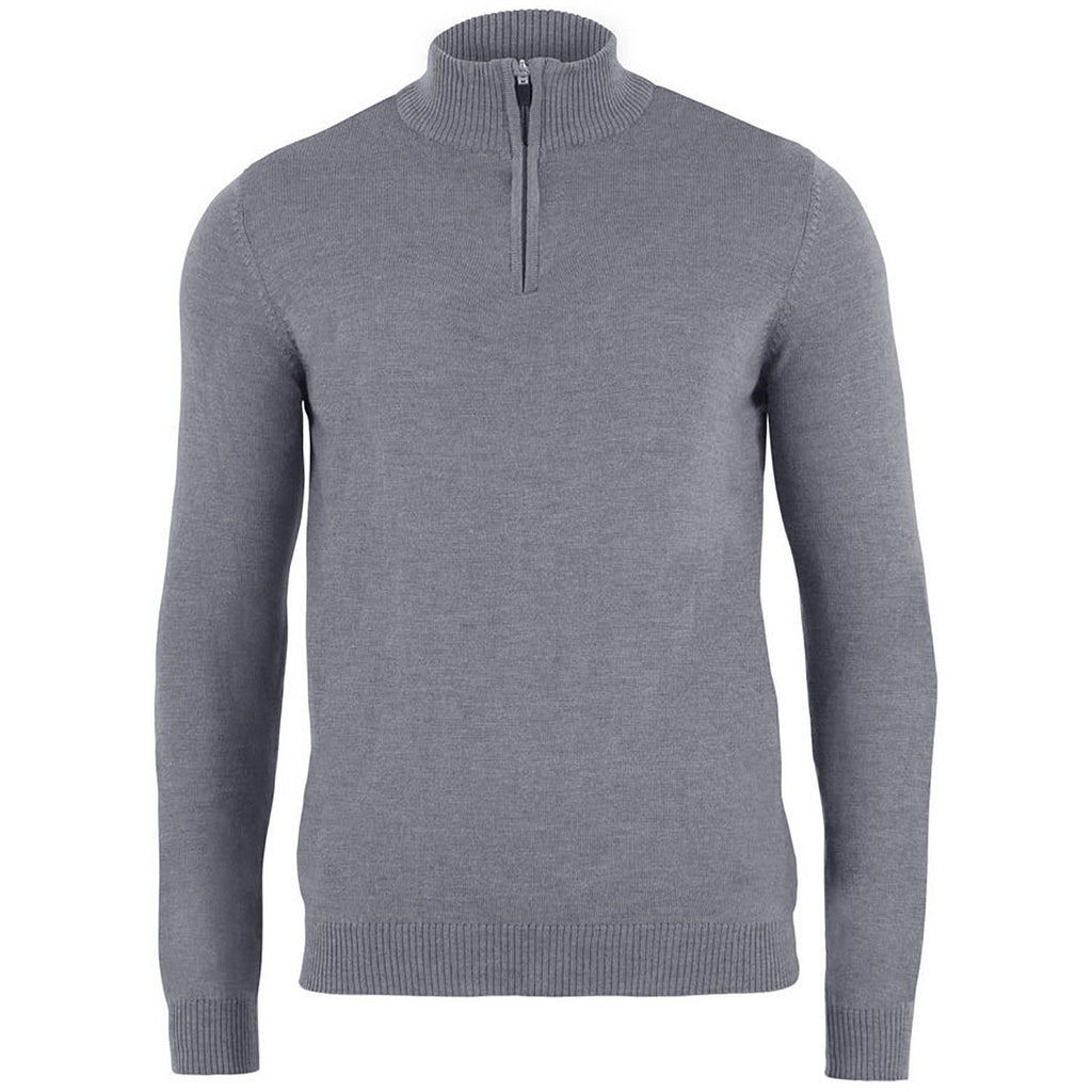 Mens Extra Fine Merino Wool Quarter Zip Jumper