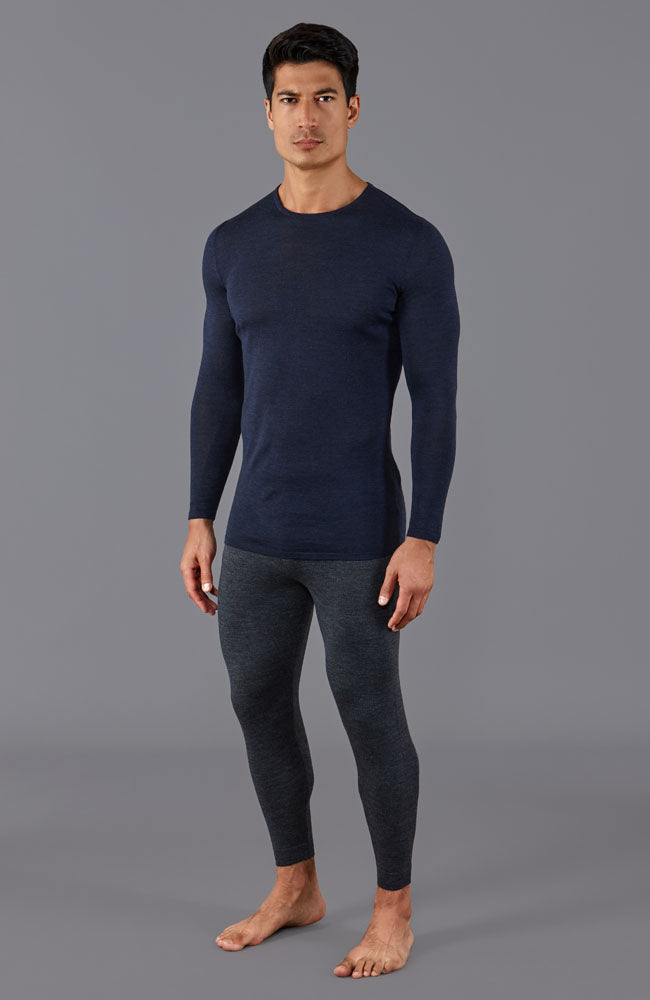 Mens Heavyweight Merino Activewear Thermal Bottoms