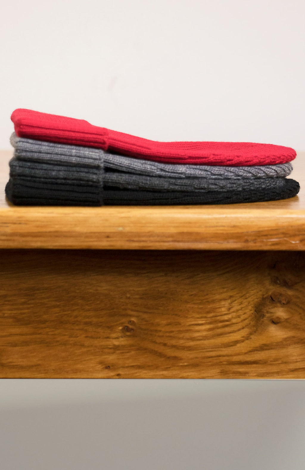 Womens Ribbed Extra Fine Merino Wool Beanie