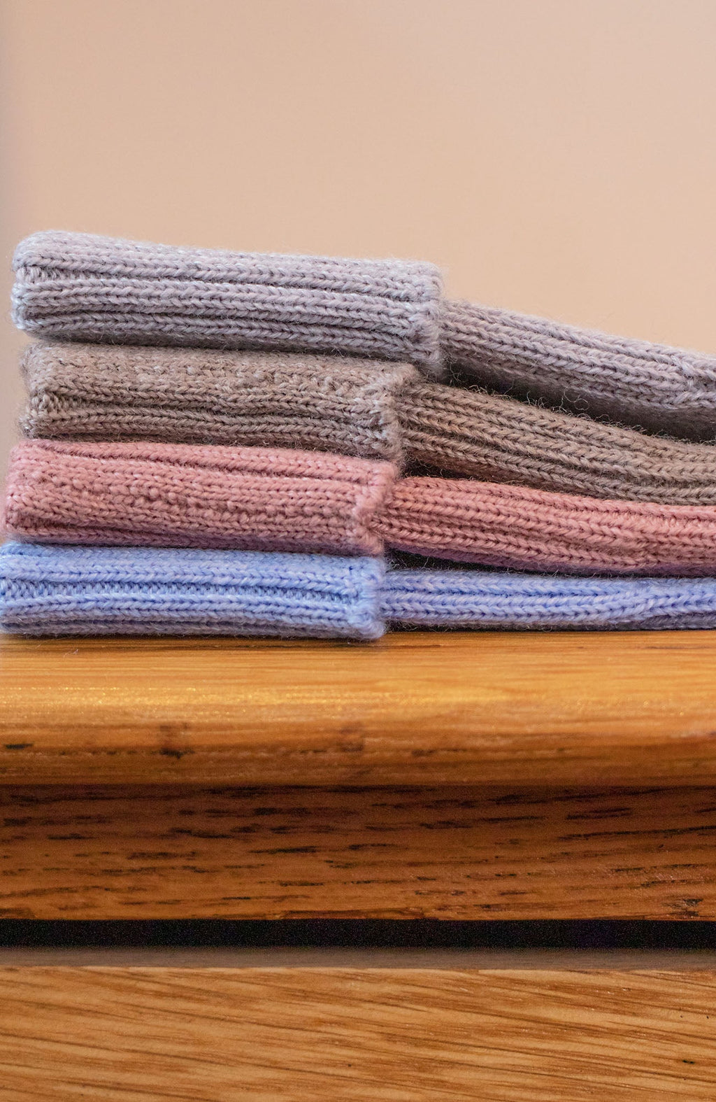 Womens Ribbed Extra Fine Merino Wool Beanie